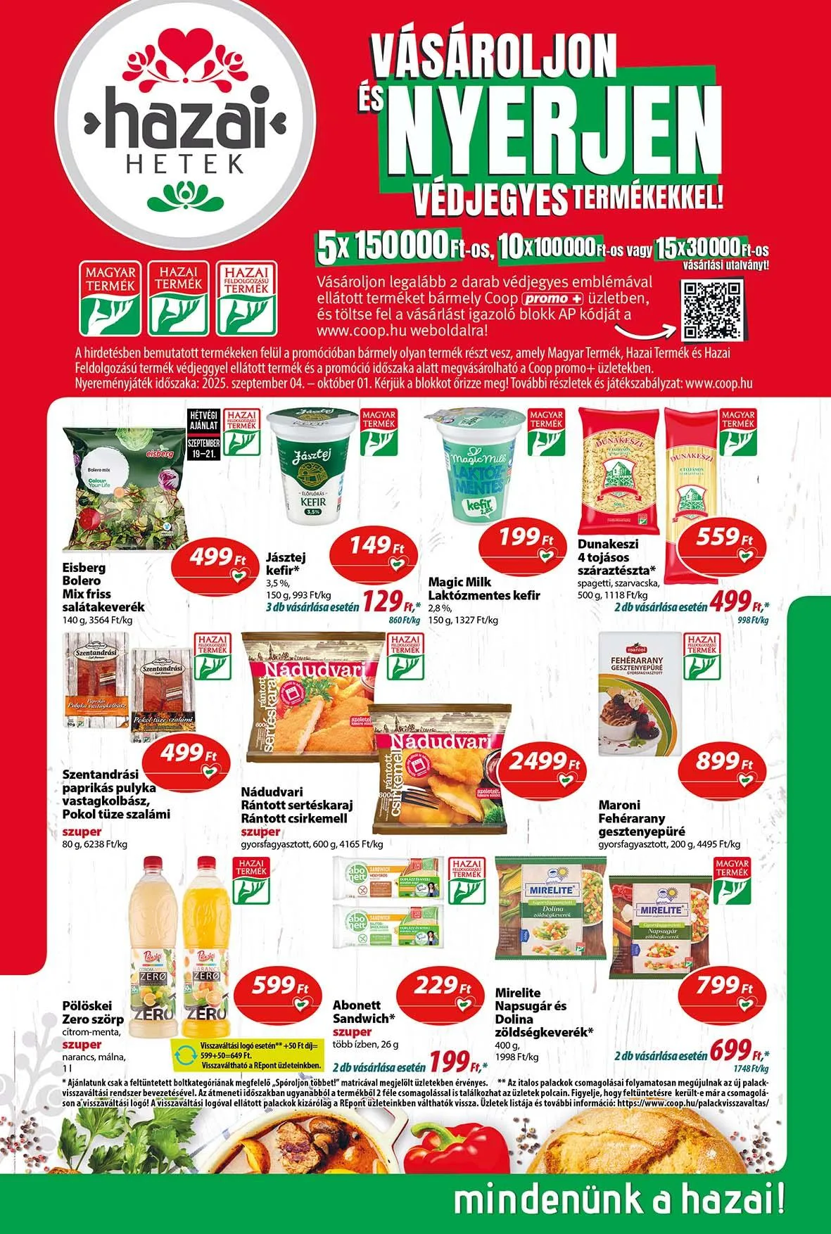 Coop akciós újság Tisza 09.18–09.24 – 12. oldal