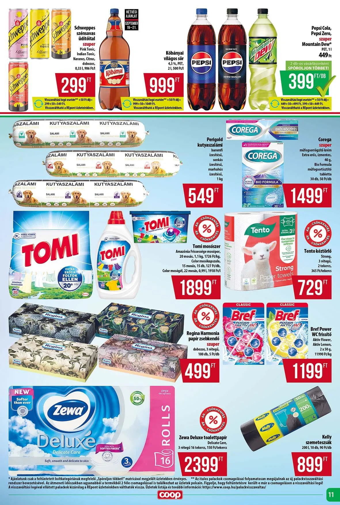 Coop akciós újság Tisza 09.18–09.24 – 3. oldal