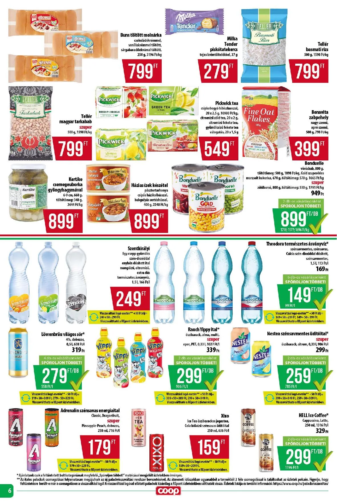 Coop akciós újság Tisza 09.25–10.01 – 6. oldal
