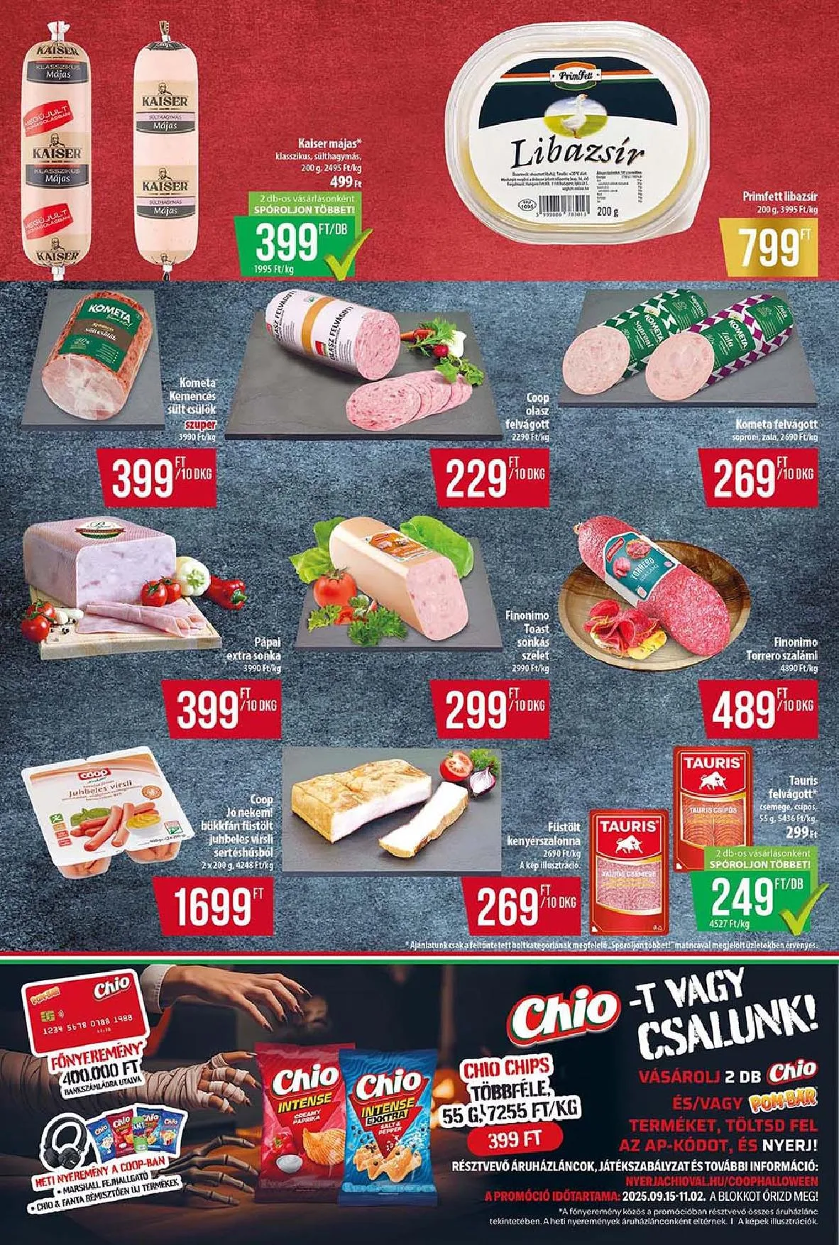 Coop akciós újság Tisza 10.16–10.22 – 11. oldal