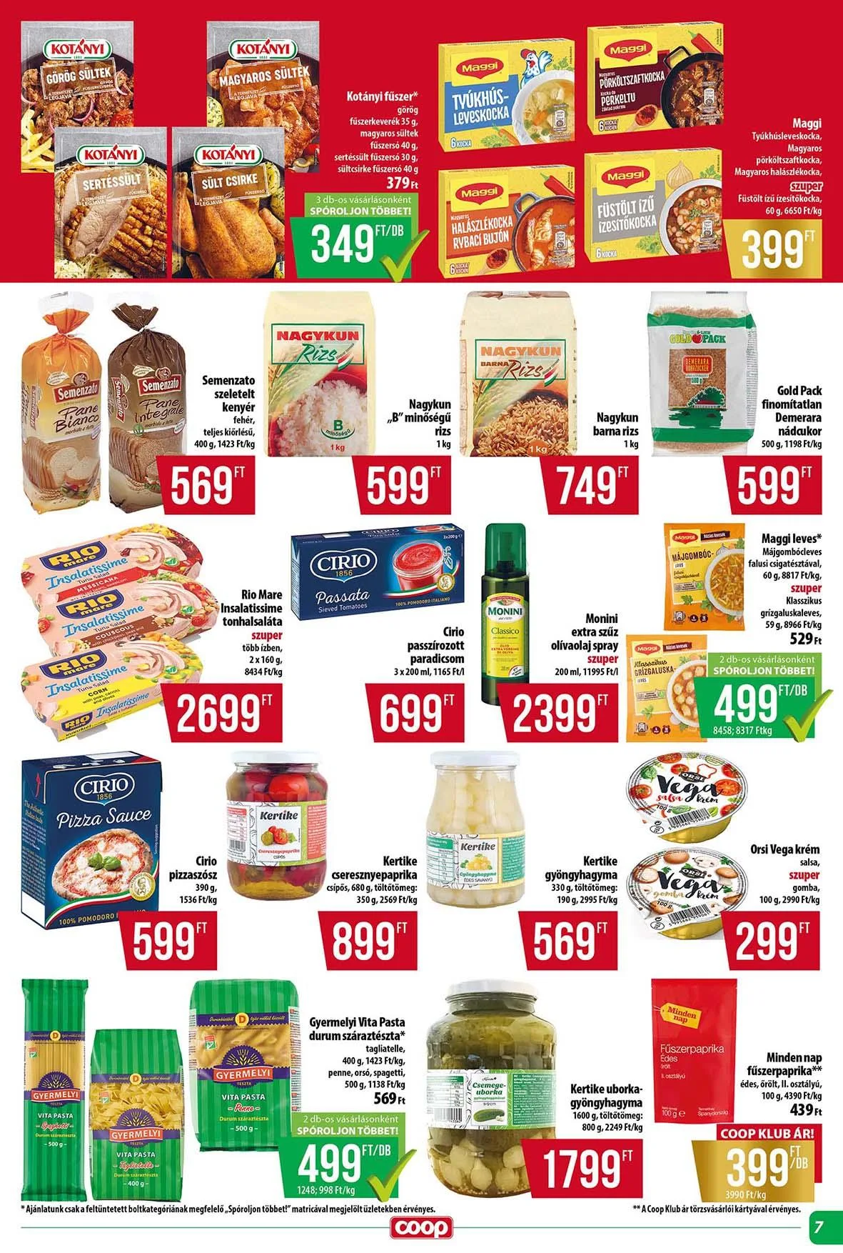 Coop akciós újság Tisza 10.16–10.22 – 14. oldal