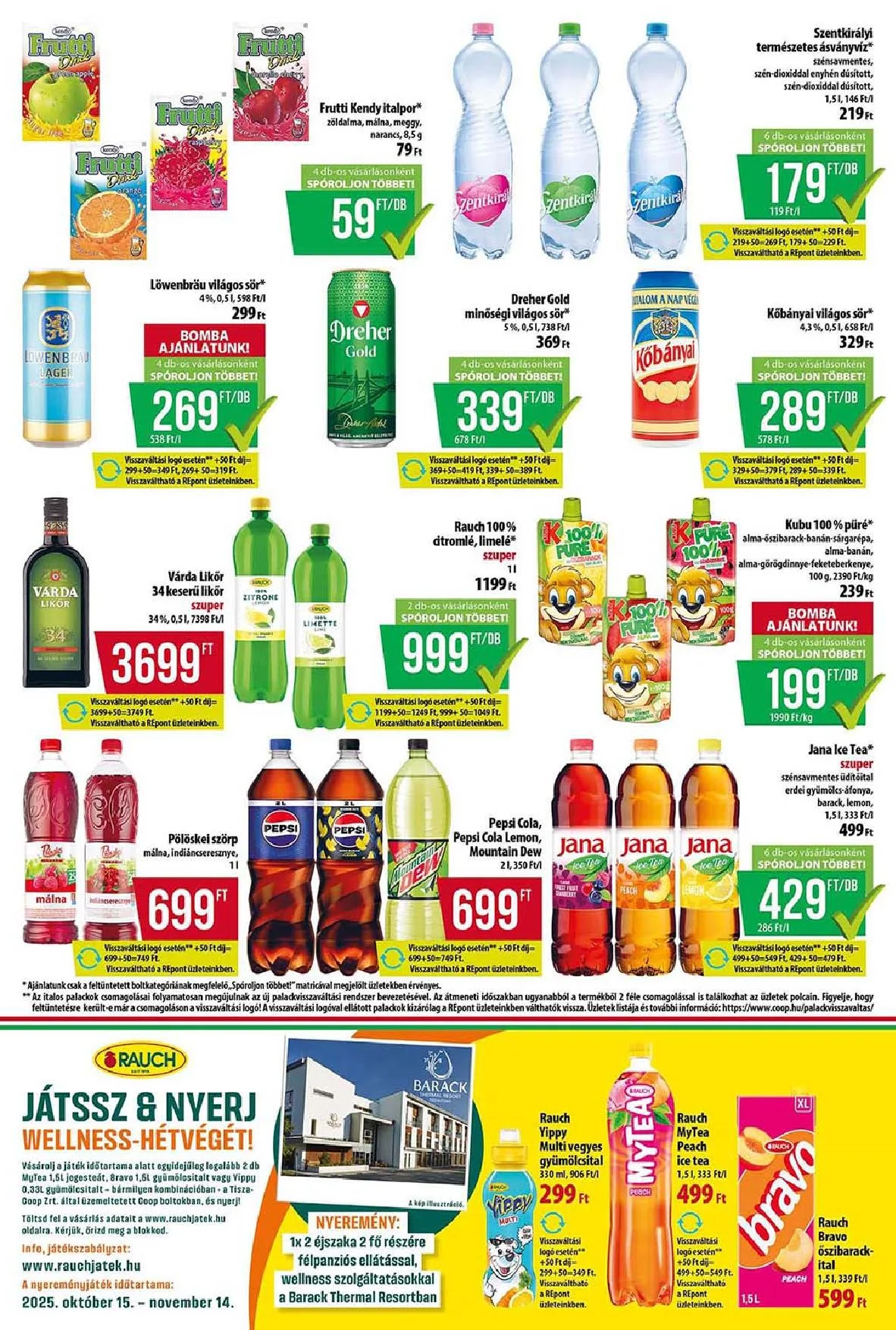 Coop akciós újság Tisza 10.16–10.22 – 16. oldal