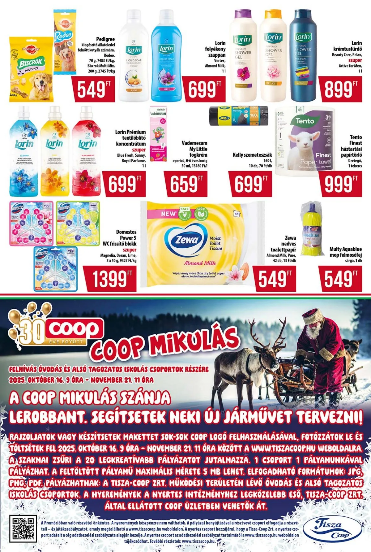 Coop akciós újság Tisza 10.24–10.29 – 11. oldal