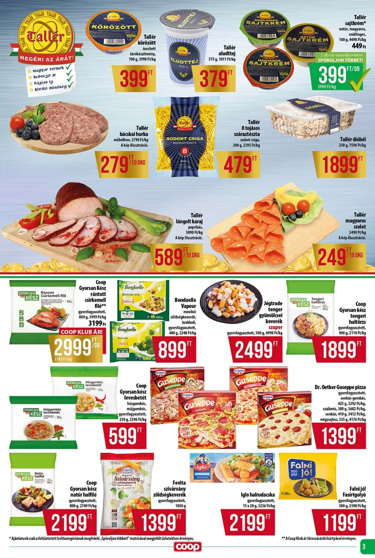 Coop akciós újság Tisza 11.13–11.19 – 3. oldal