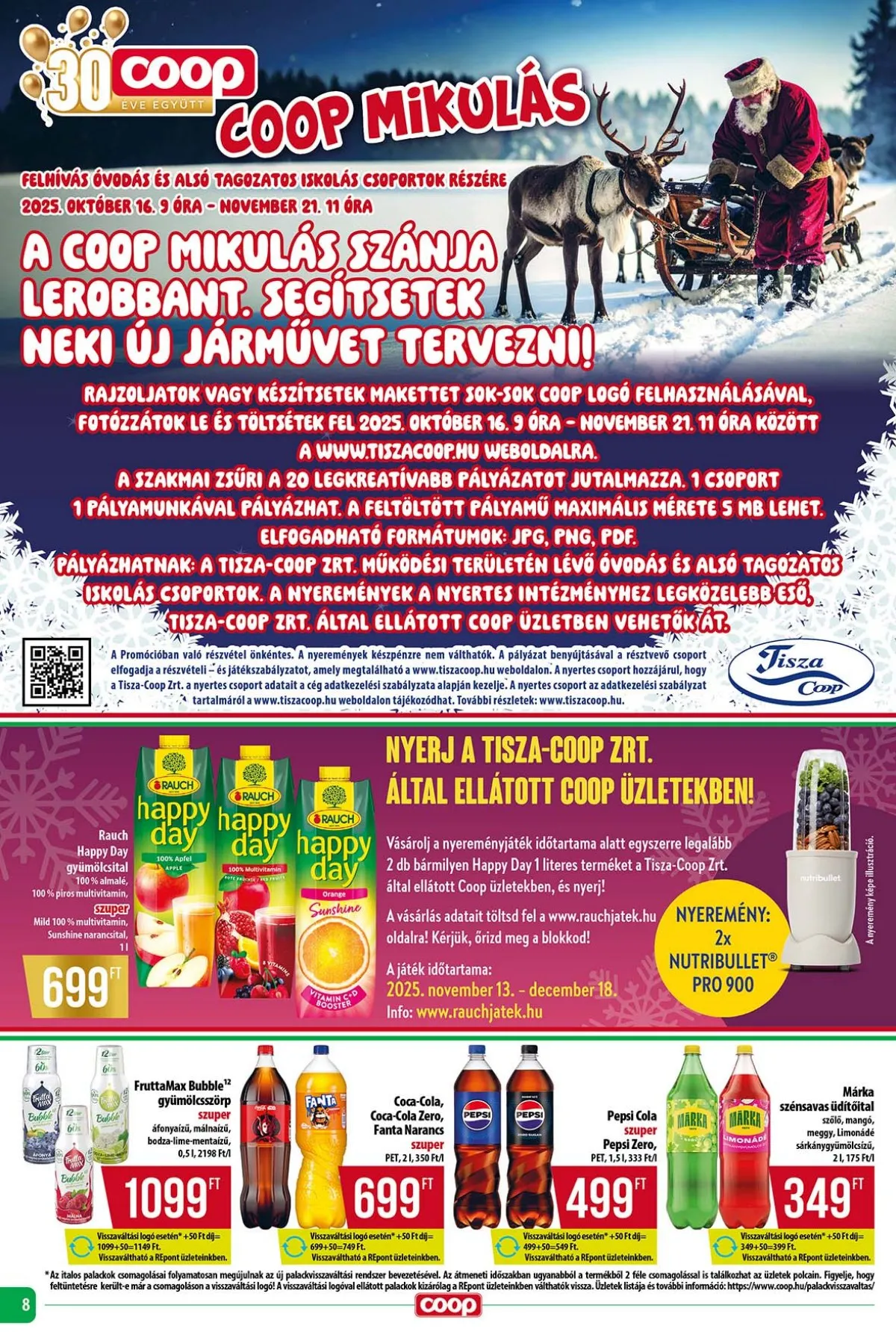 Coop akciós újság Tisza 11.13–11.19 – 8. oldal