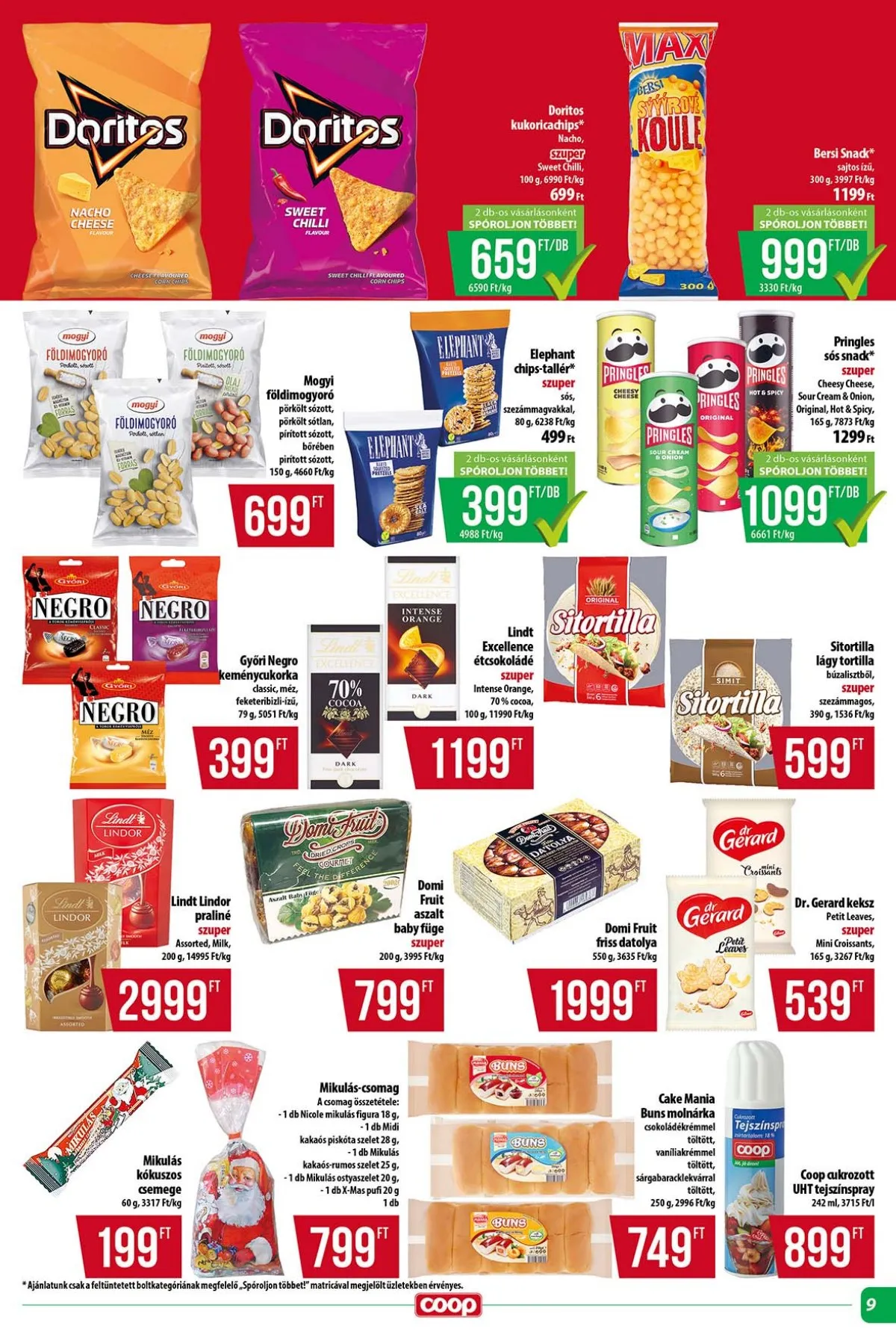 Coop akciós újság Tisza 11.13–11.19 – 9. oldal