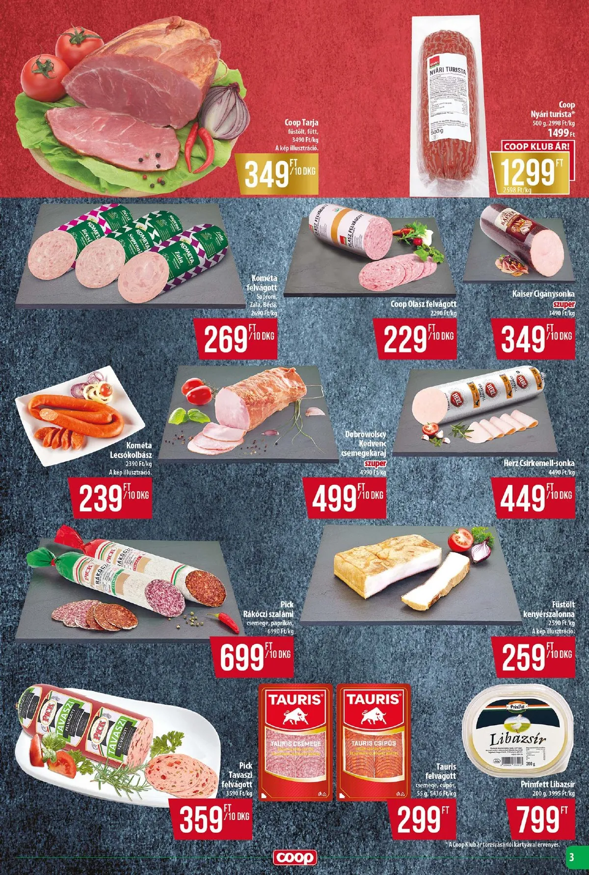 Coop akciós újság Tisza 12.11–12.17 – 3. oldal