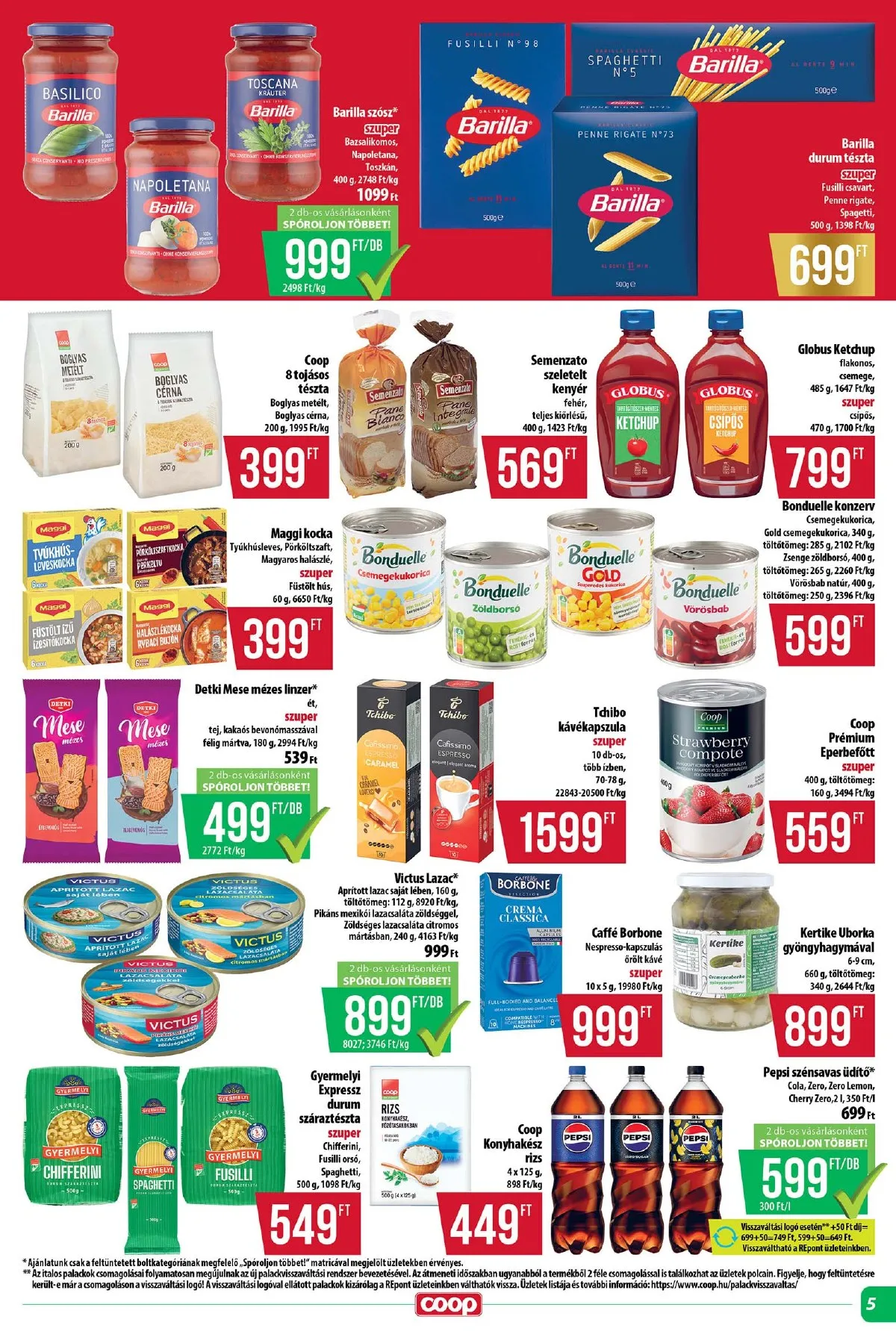 Coop akciós újság Tisza 12.11–12.17 – 5. oldal
