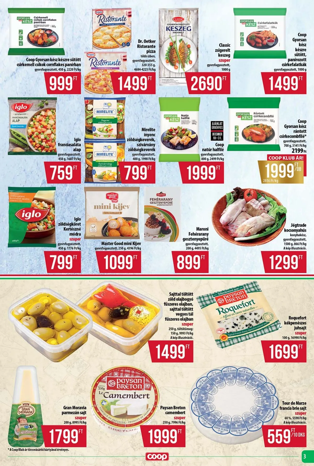 Coop akciós újság Tisza 12.18–12.23 – 3. oldal