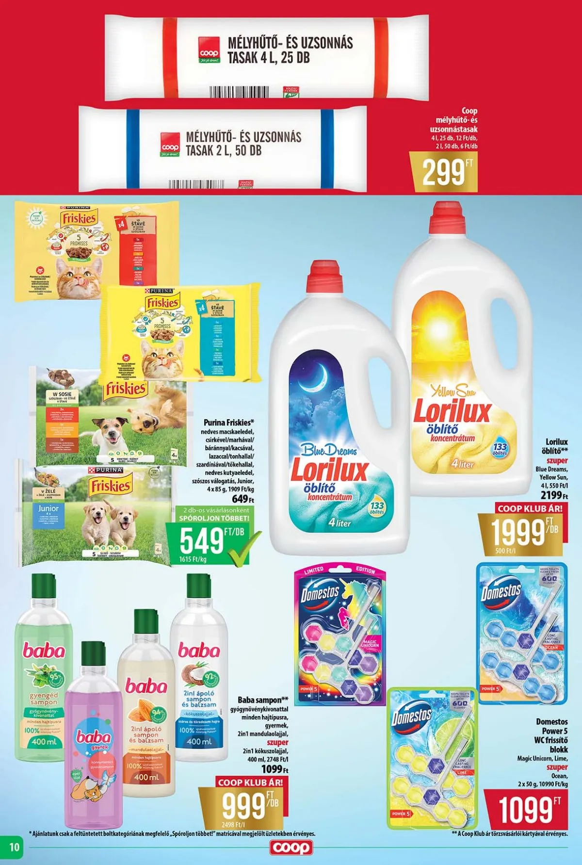 Coop akciós újság Tisza 01.15–01.21 – 10. oldal