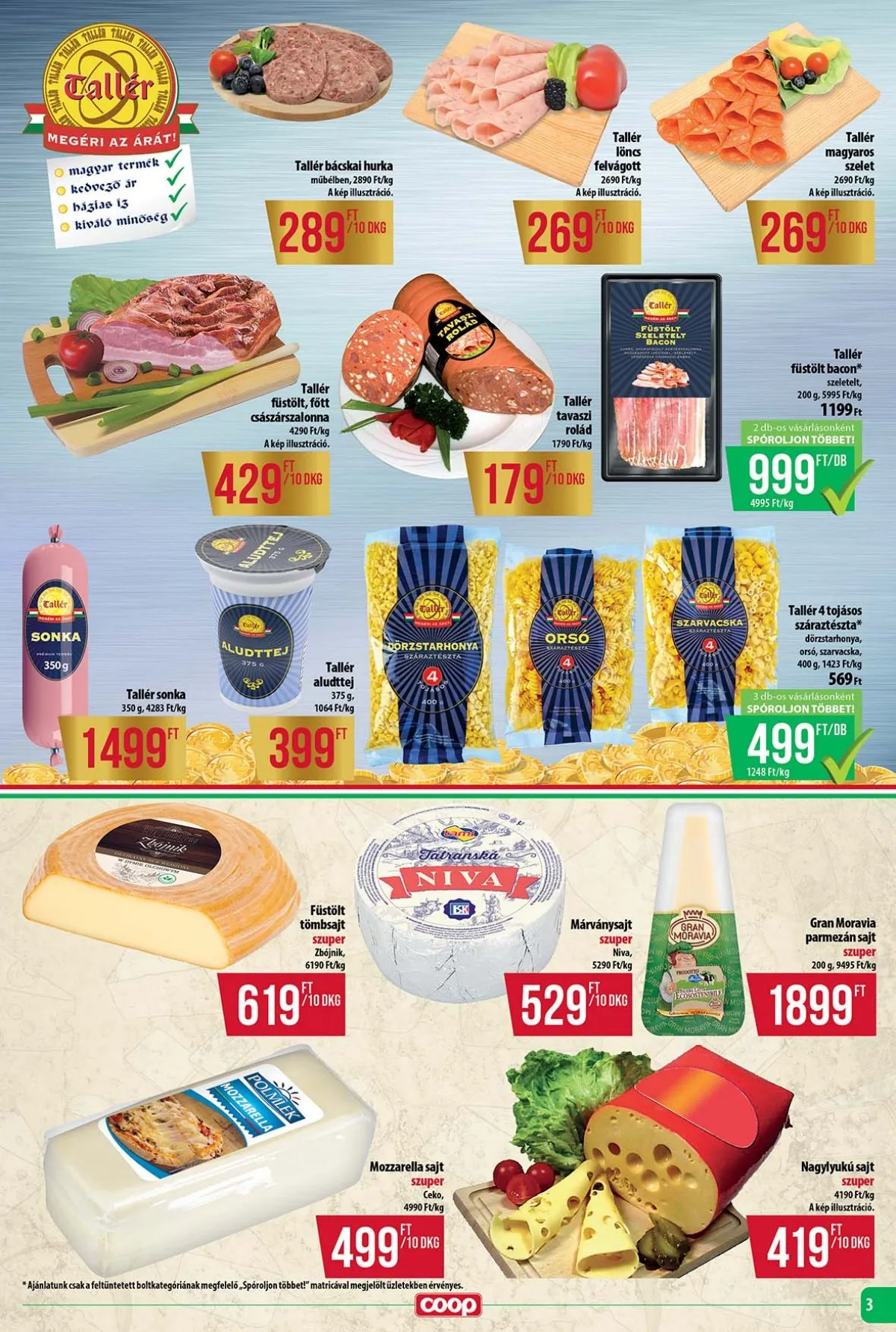 Coop akciós újság Tisza 01.15–01.21 – 3. oldal