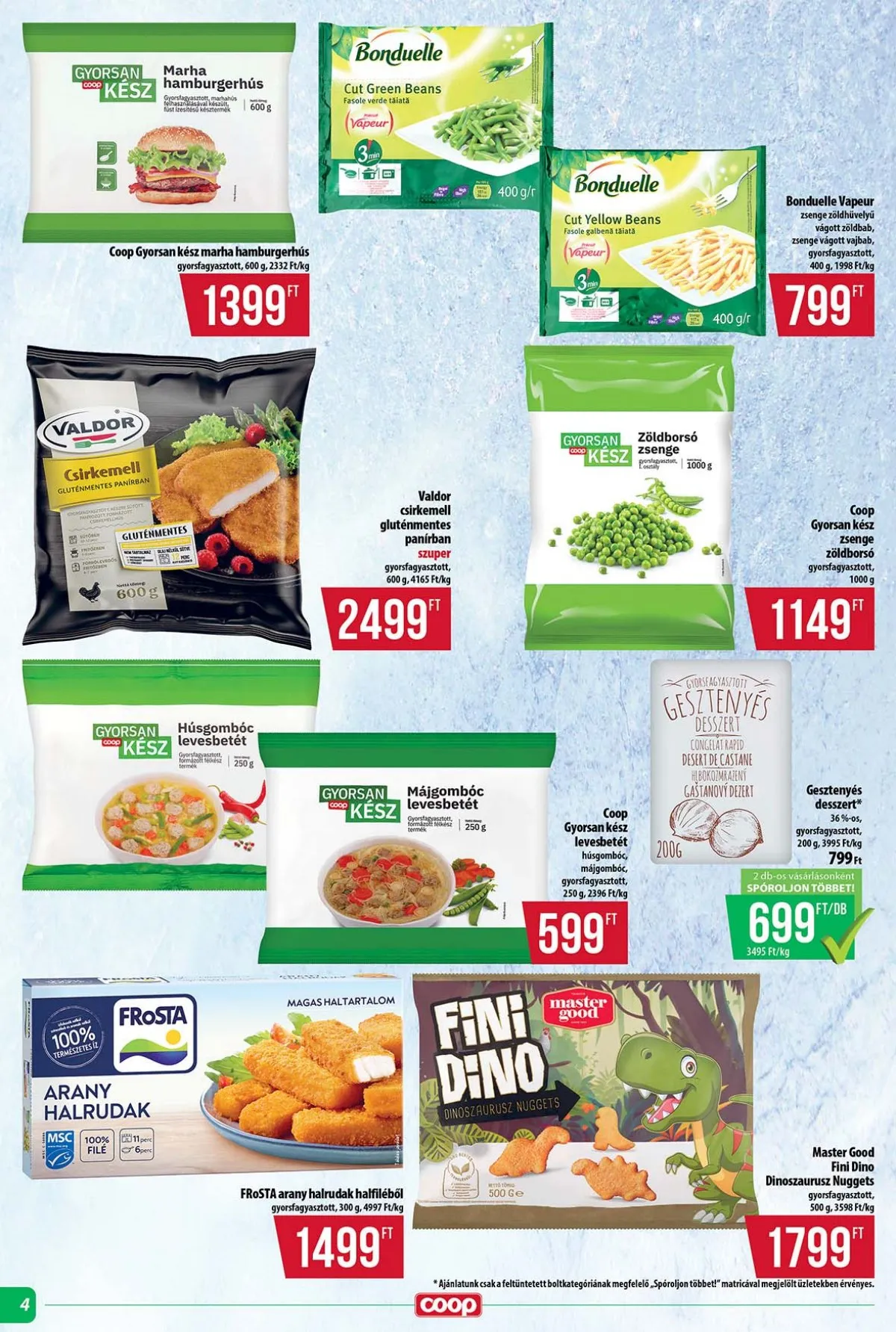 Coop akciós újság Tisza 01.15–01.21 – 4. oldal