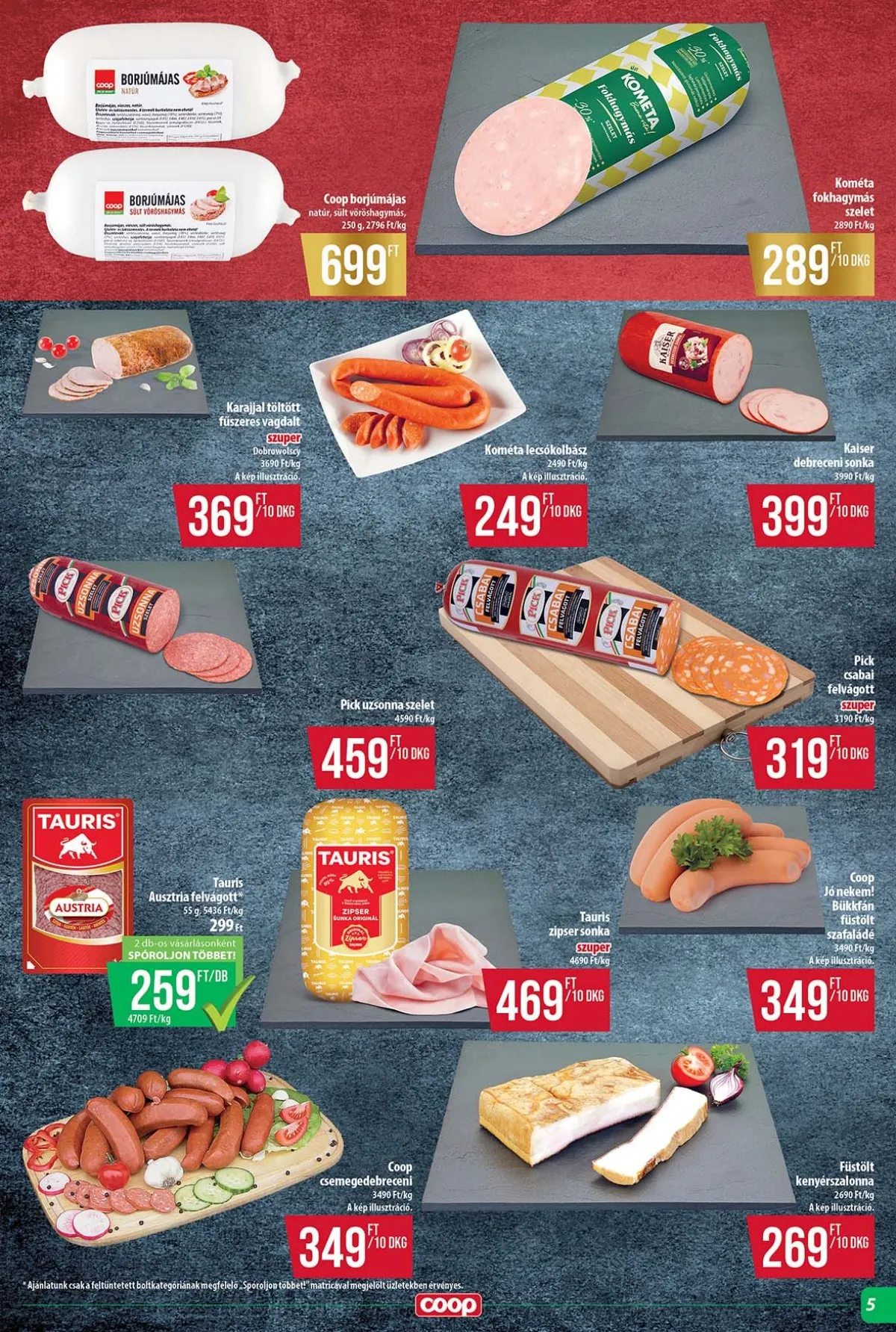 Coop akciós újság Tisza 01.15–01.21 – 5. oldal