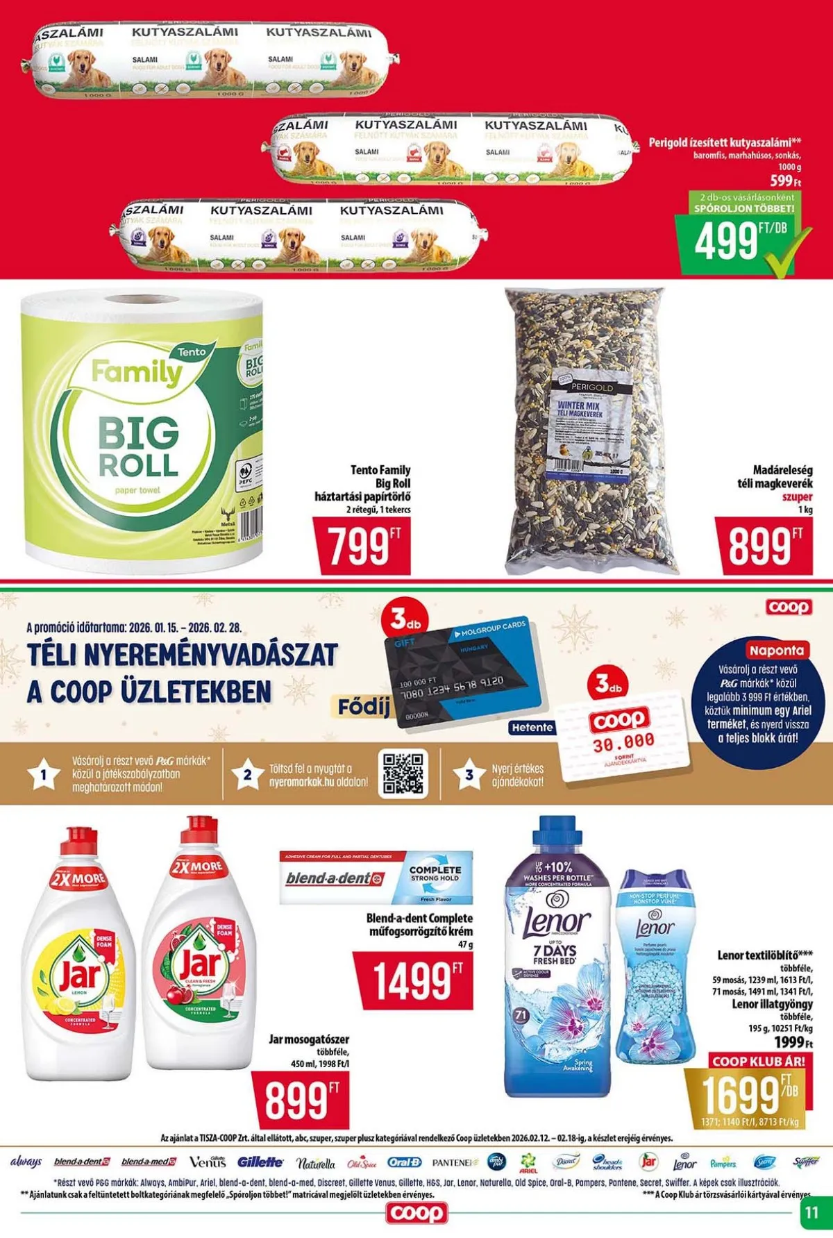 Coop akciós újság Tisza 02.12–02.18 – 11. oldal
