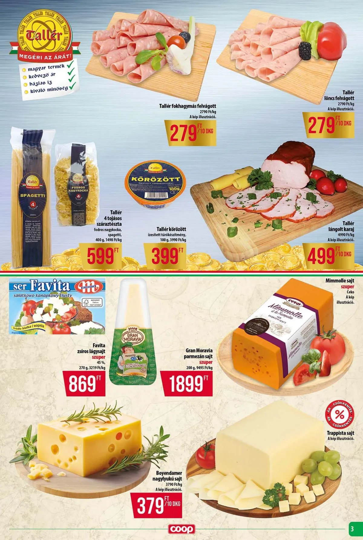 Coop akciós újság Tisza 02.12–02.18 – 3. oldal
