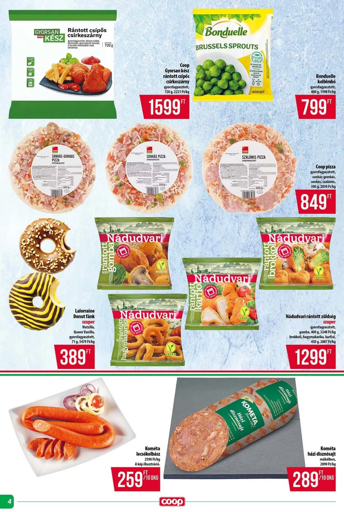 Coop akciós újság Tisza 02.12–02.18 – 4. oldal