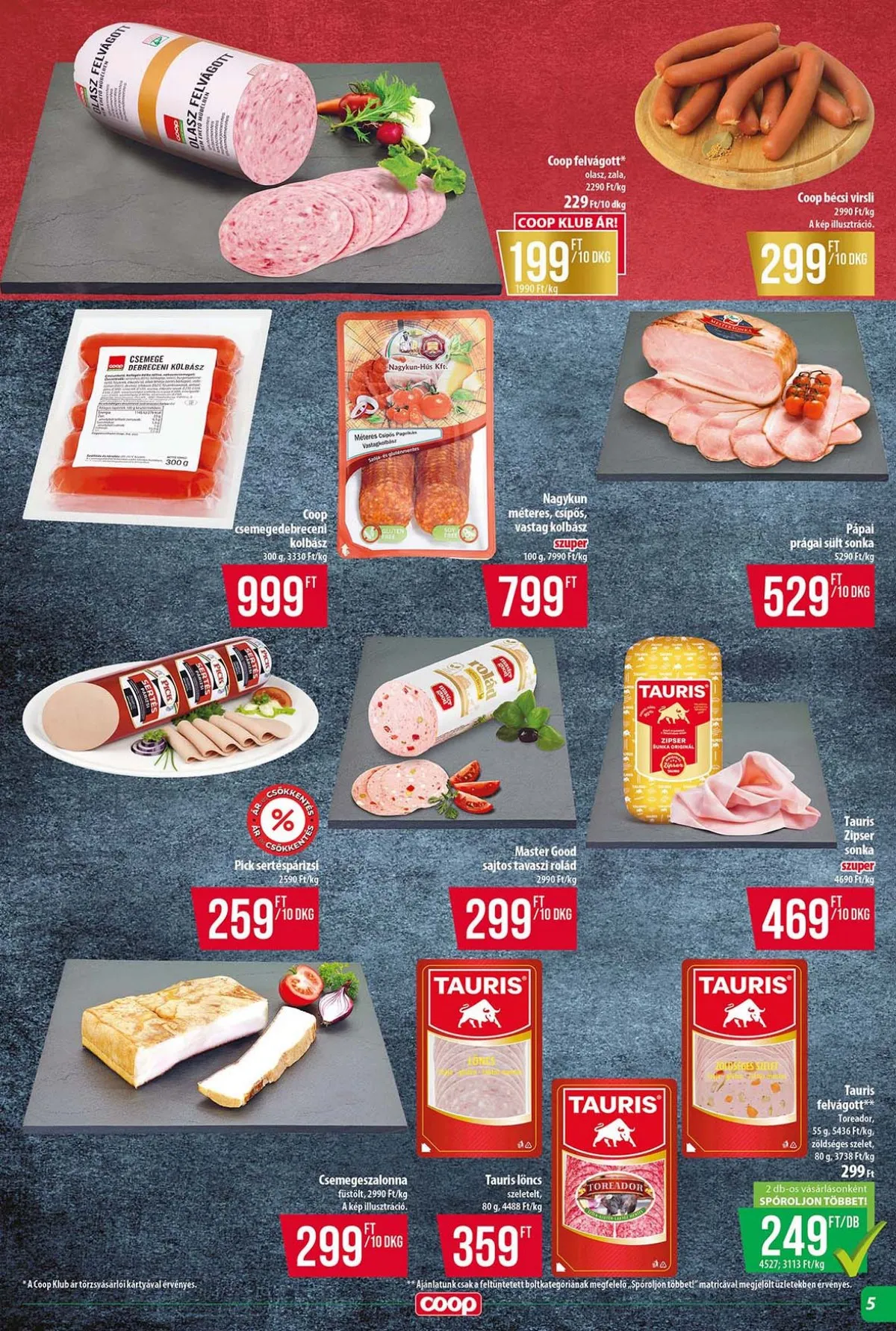 Coop akciós újság Tisza 02.12–02.18 – 5. oldal