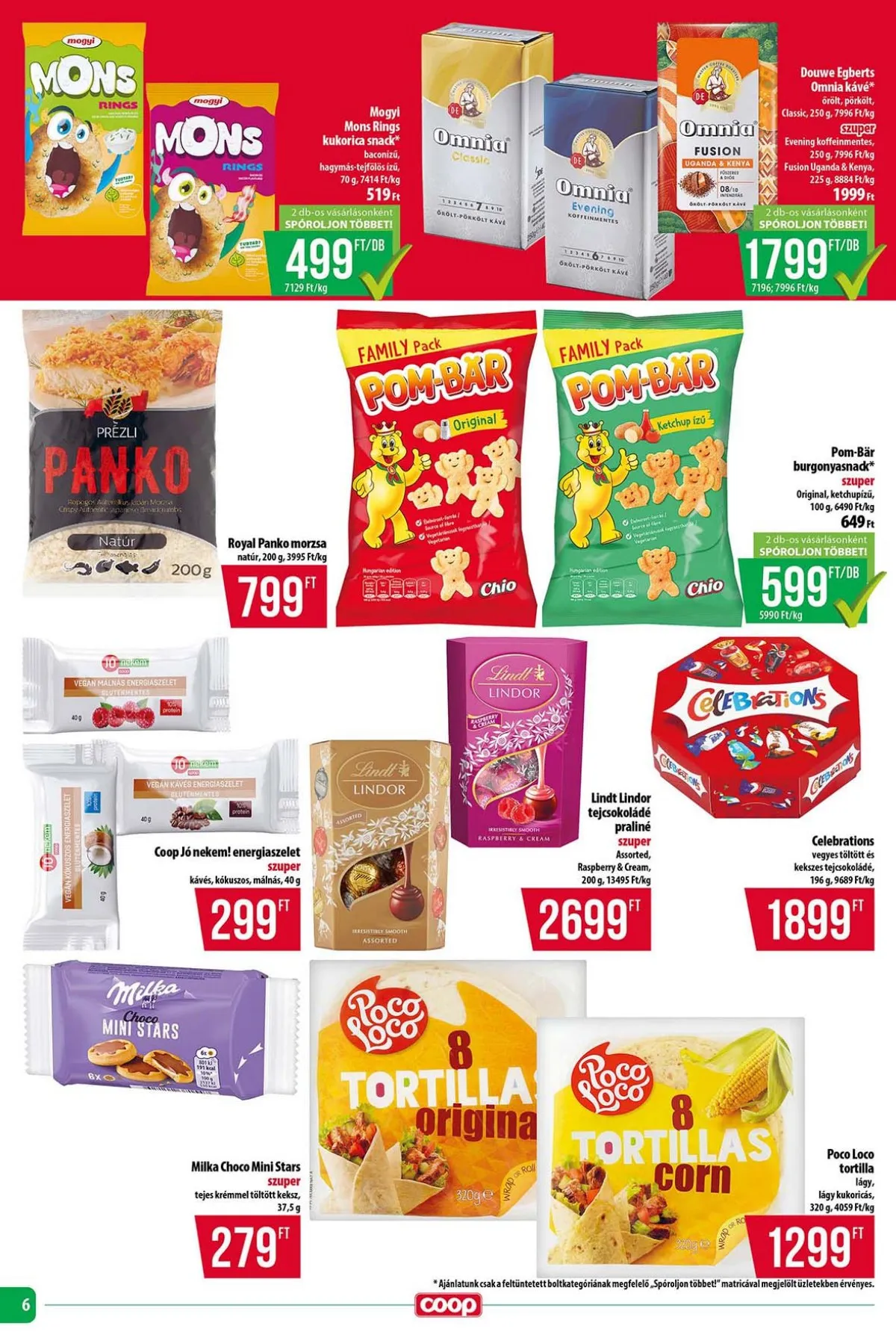 Coop akciós újság Tisza 02.12–02.18 – 6. oldal