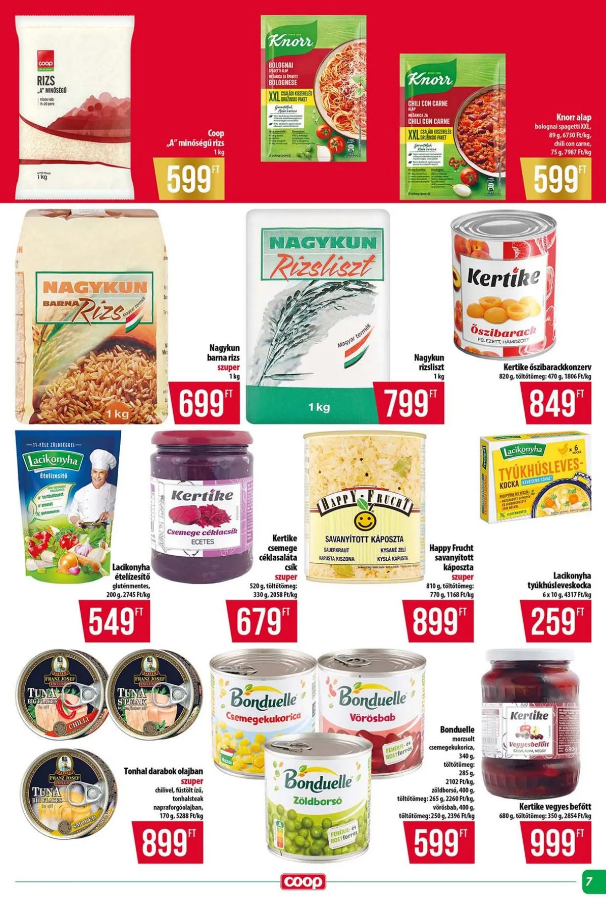 Coop akciós újság Tisza 02.12–02.18 – 7. oldal