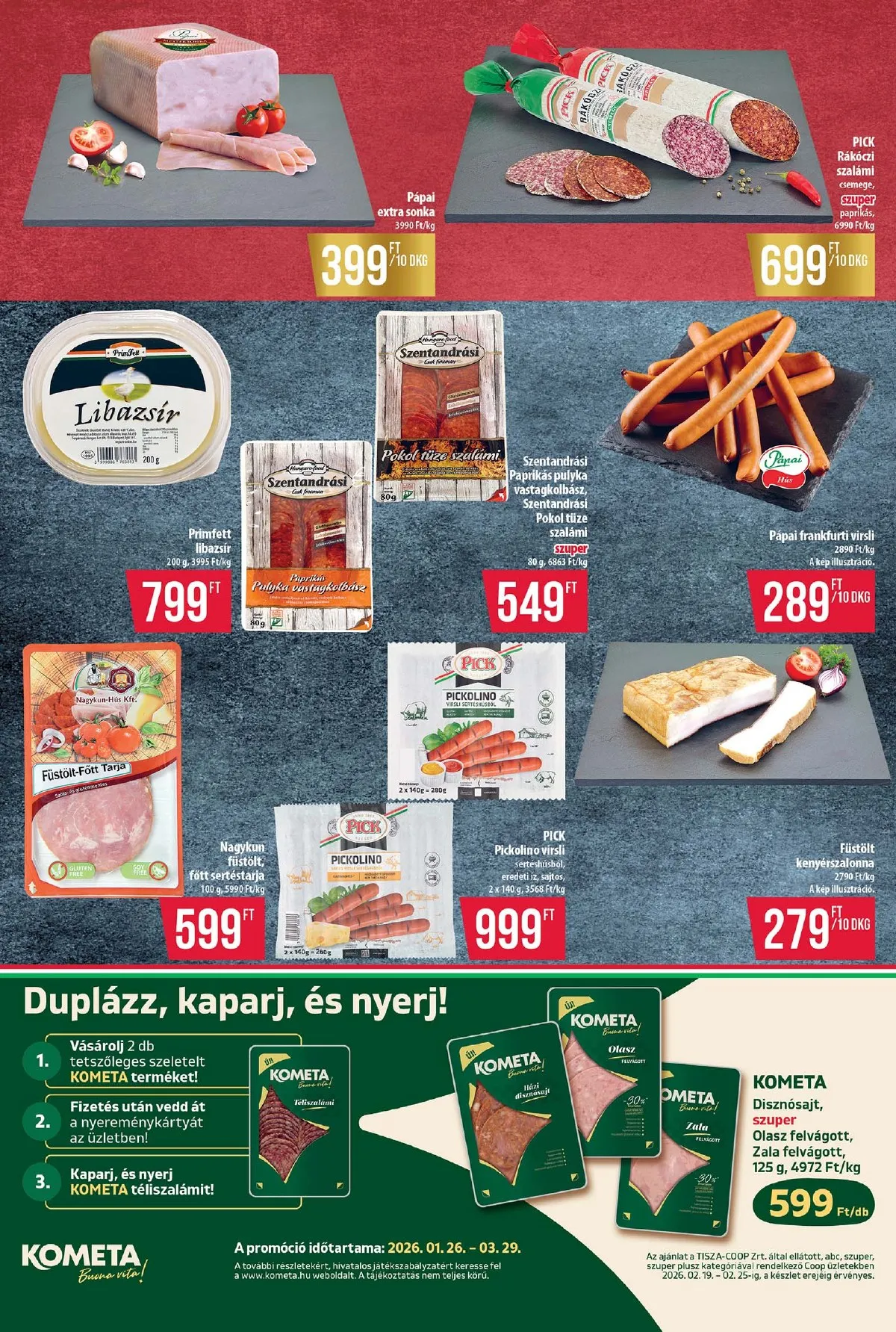 Coop akciós újság Tisza 02.19–02.25 – 4. oldal
