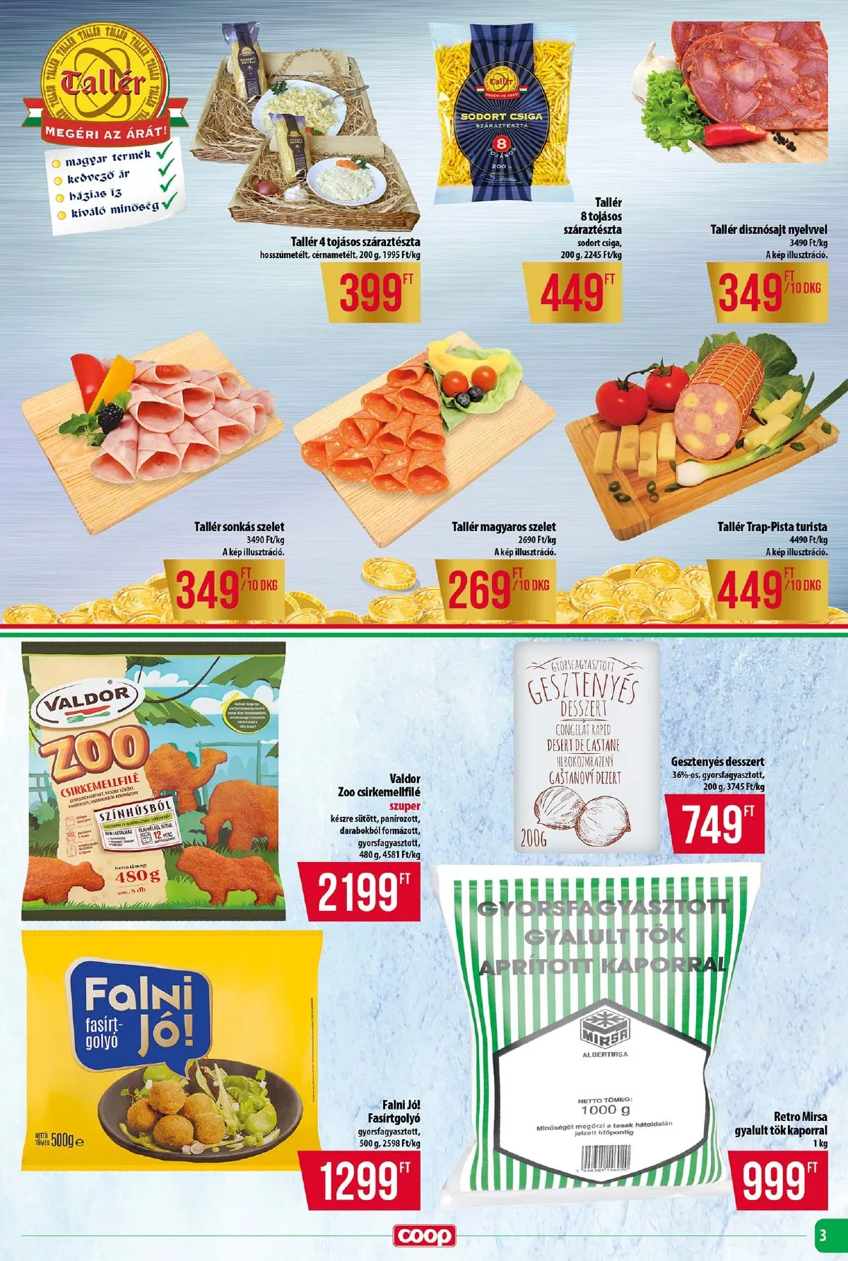 Coop akciós újság Tisza 02.26–03.04 – 3. oldal