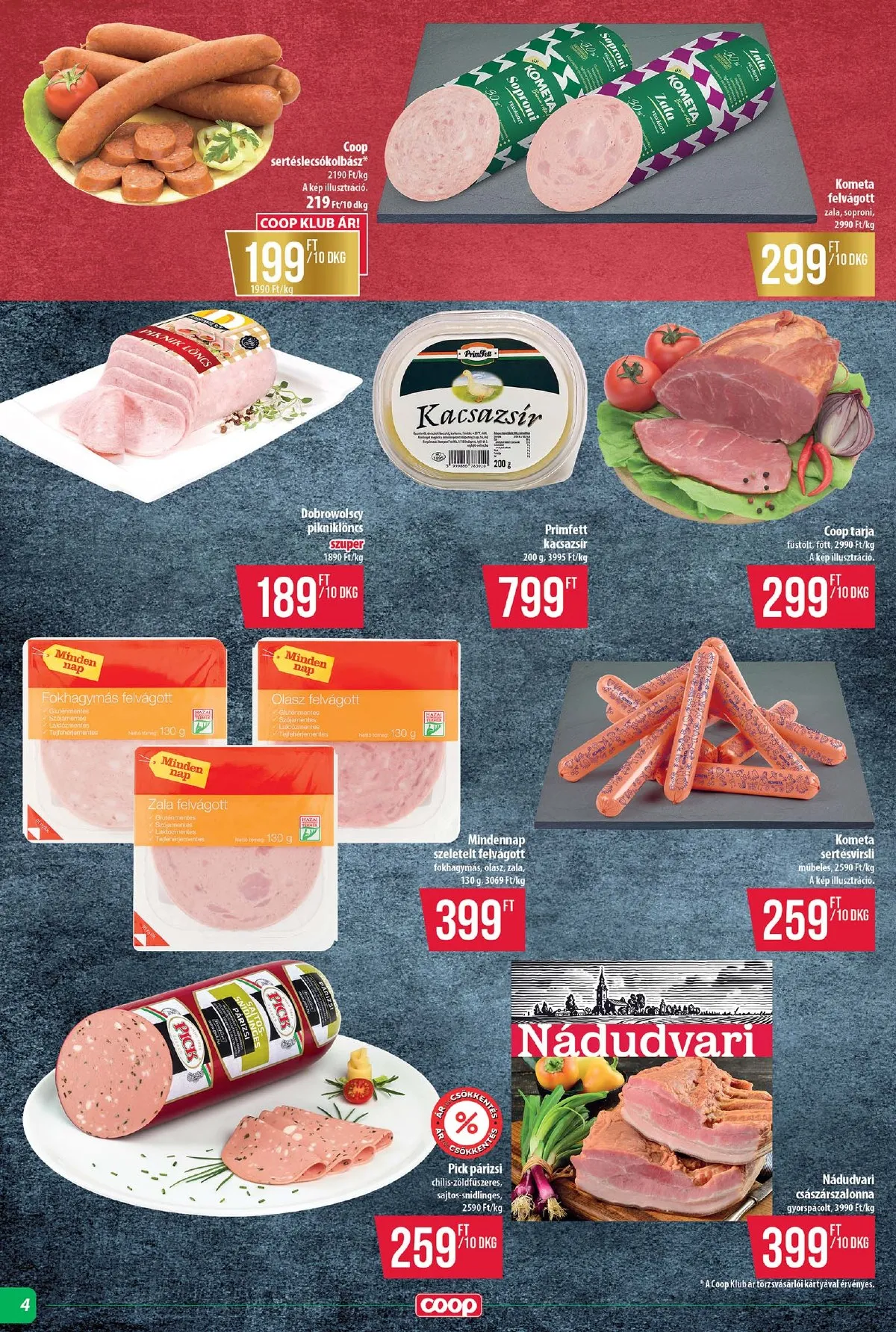 Coop akciós újság Tisza 02.26–03.04 – 4. oldal