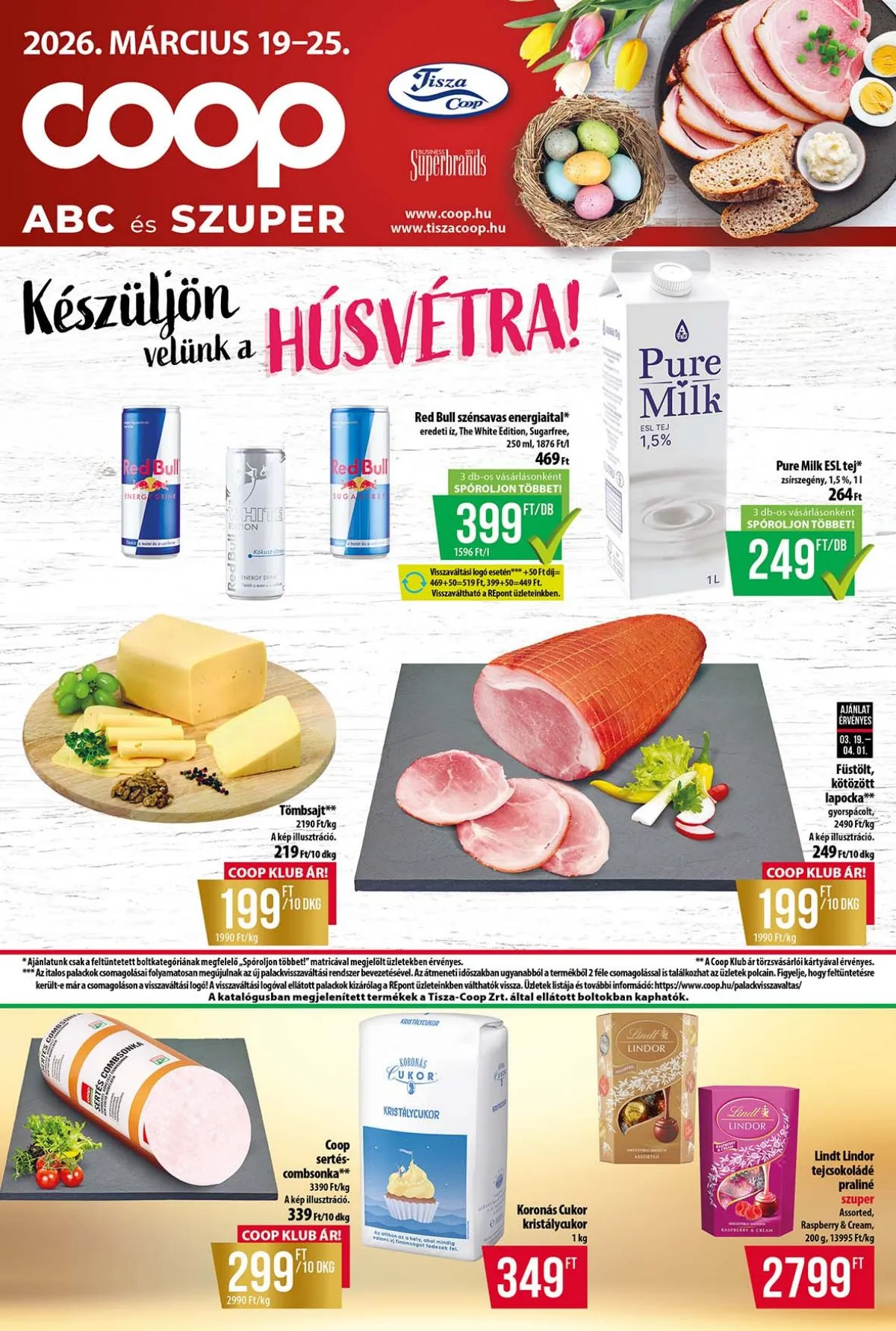 Coop akciós újság Tisza 03.19–03.25