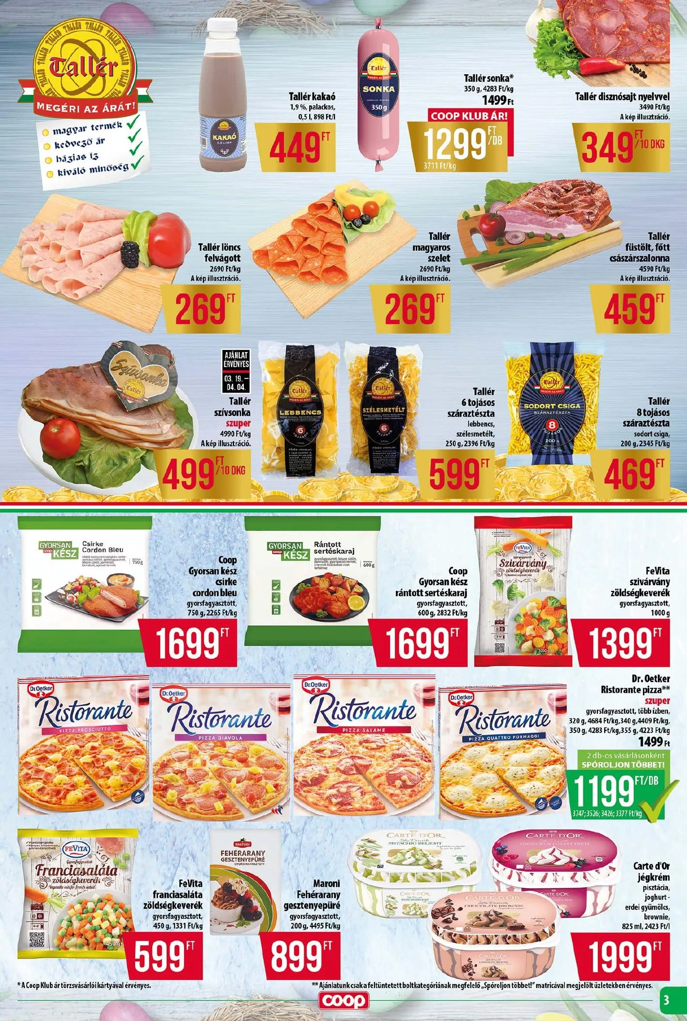 Coop akciós újság Tisza 03.26–04.01 – 3. oldal