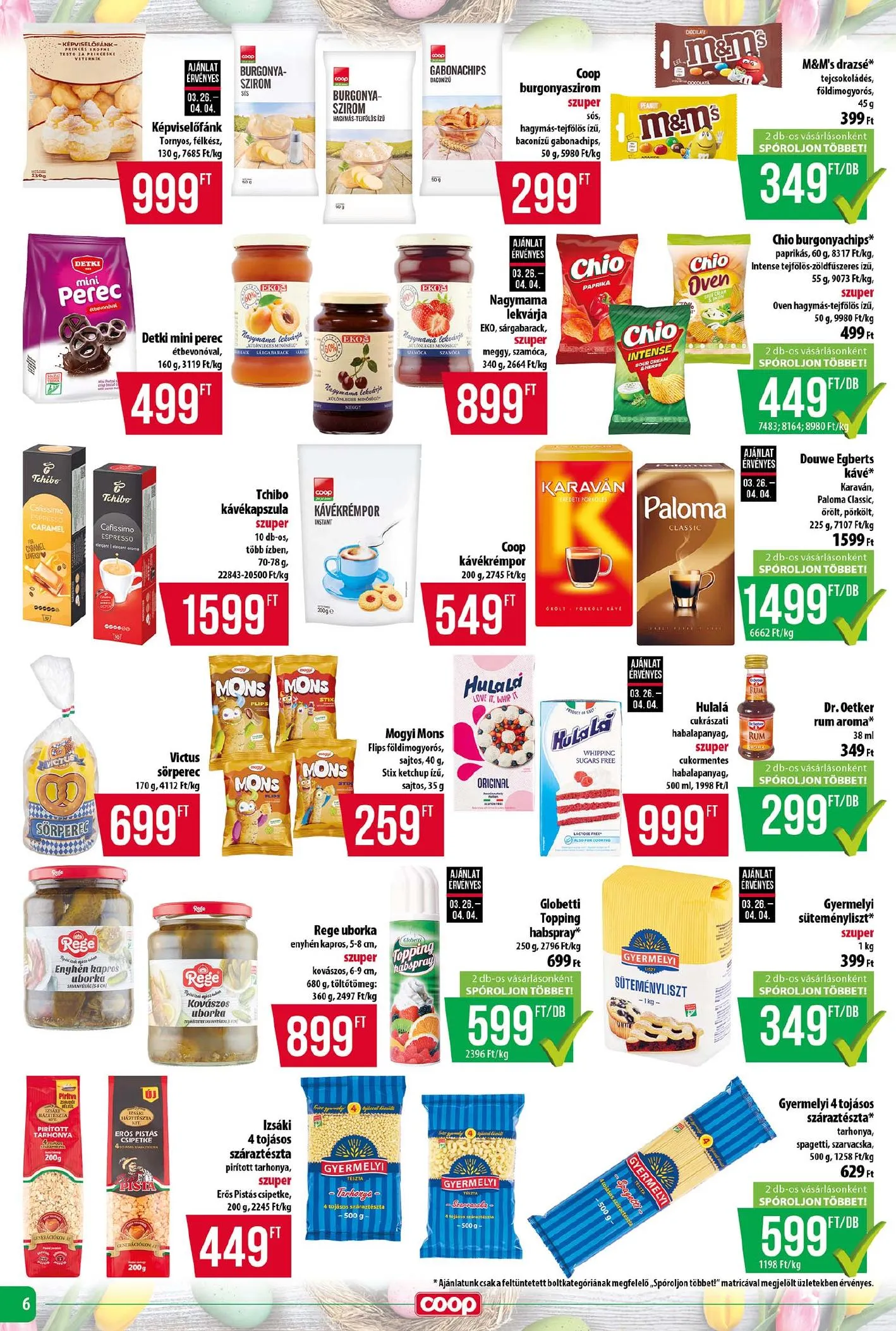 Coop akciós újság Tisza 03.26–04.01 – 6. oldal
