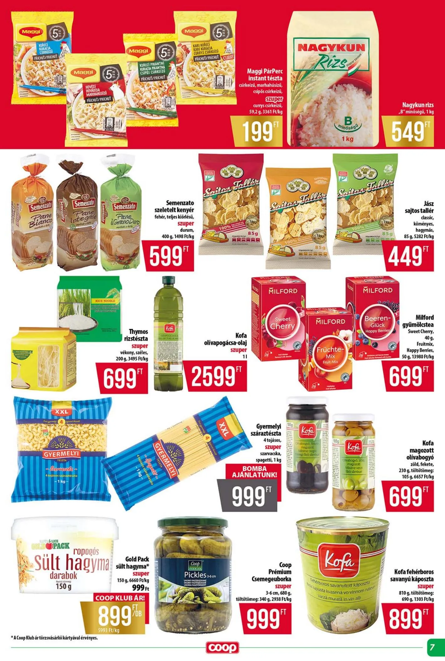 Coop akciós újság Tisza 04.16–04.22 – 7. oldal