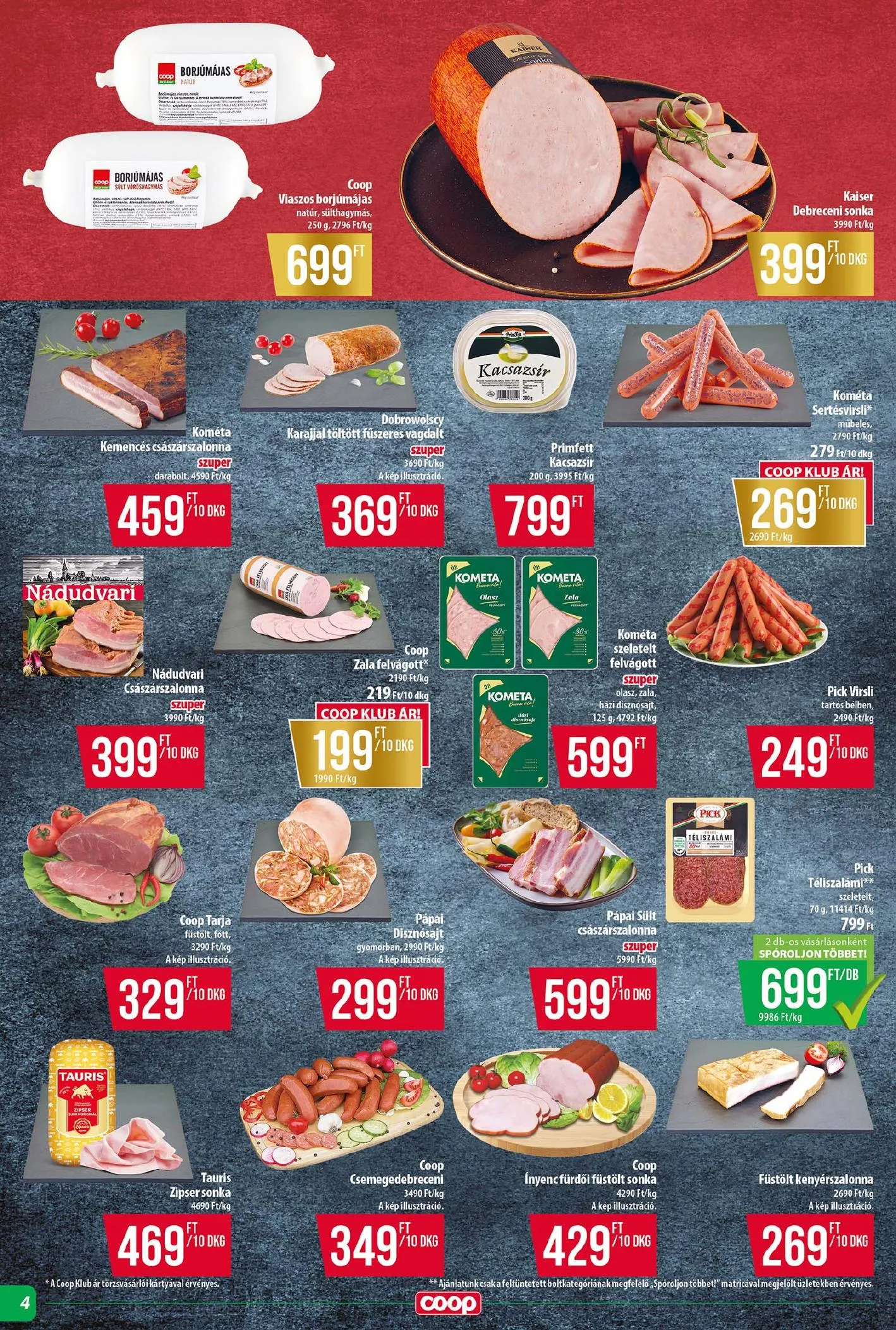 Coop akciós újság Tisza 04.23–04.29 – 4. oldal