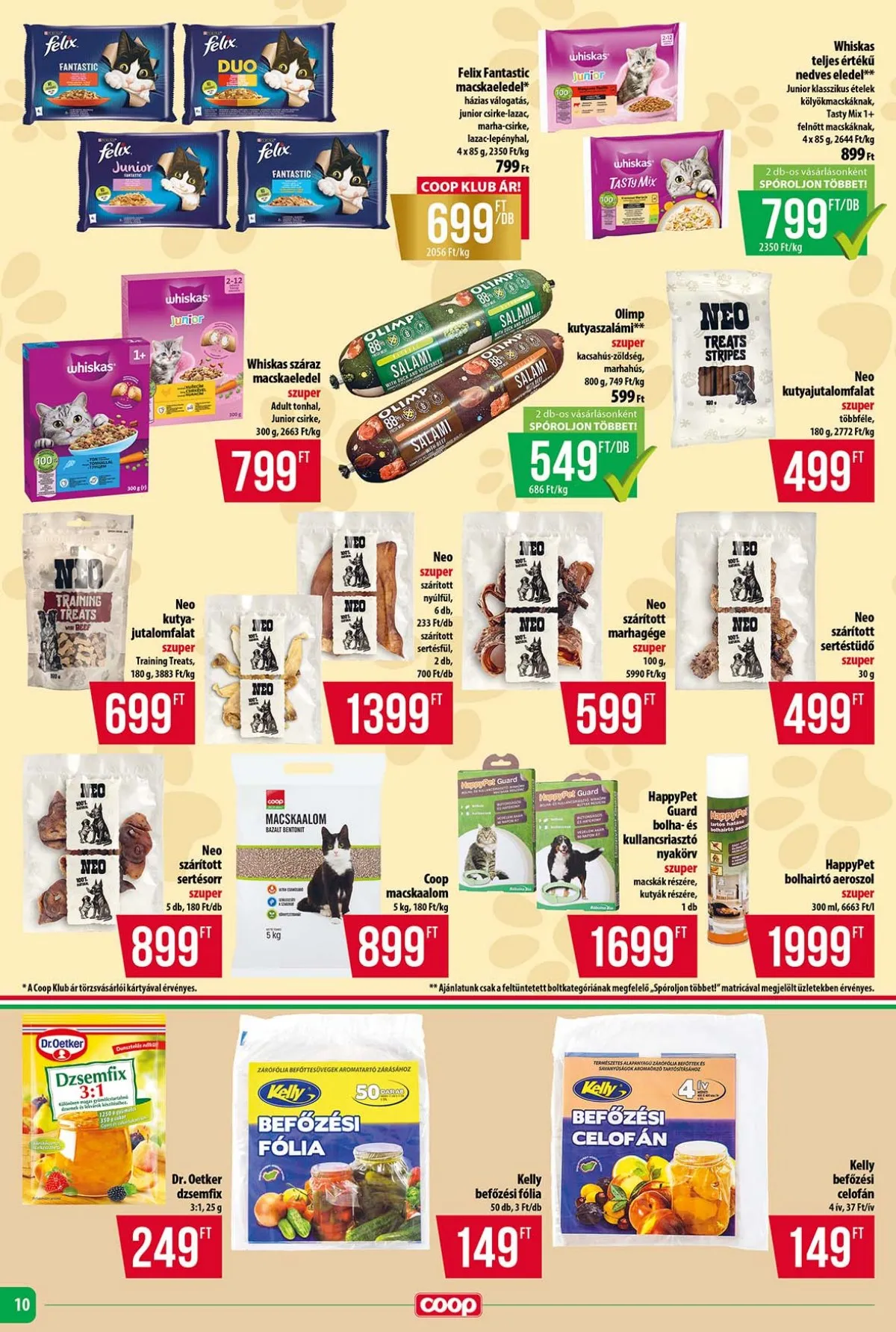 Coop akciós újság Tisza 05.14–05.20 – 10. oldal