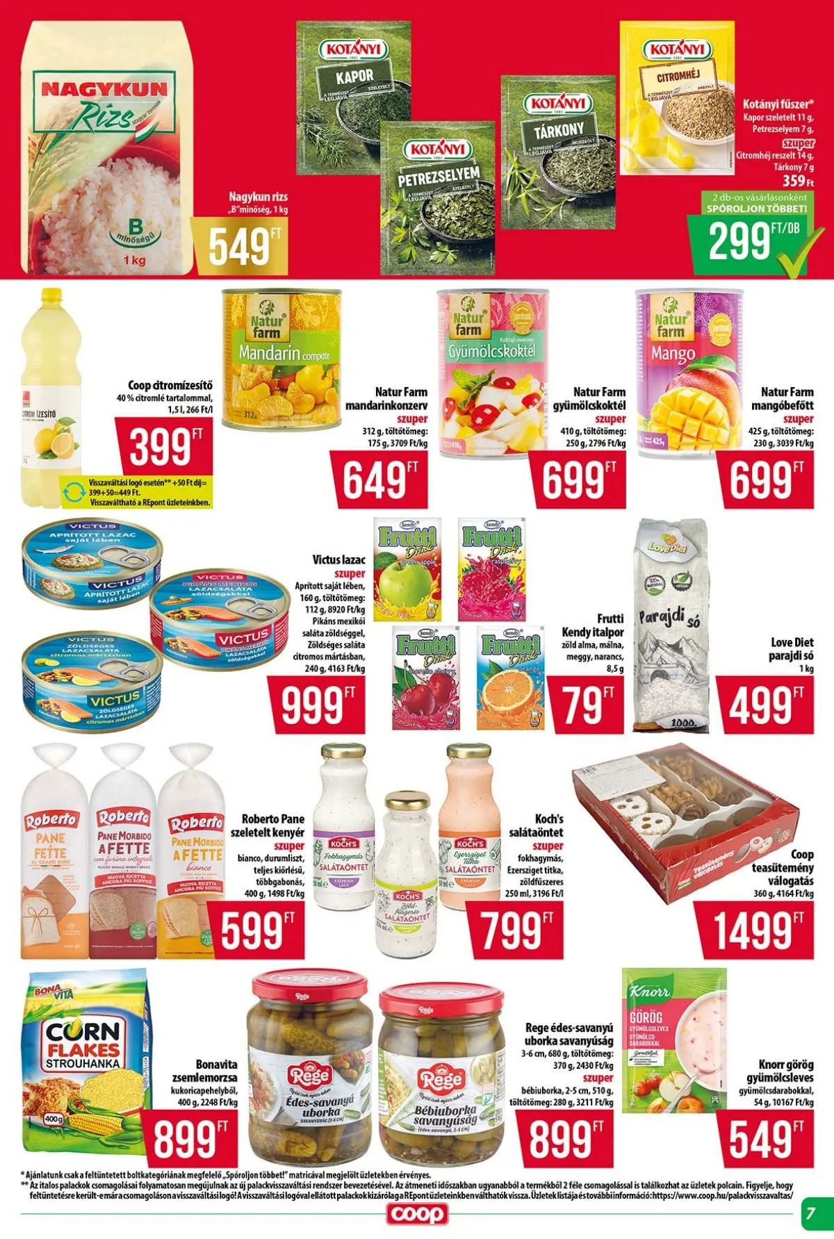 Coop akciós újság Tisza 05.14–05.20 – 7. oldal