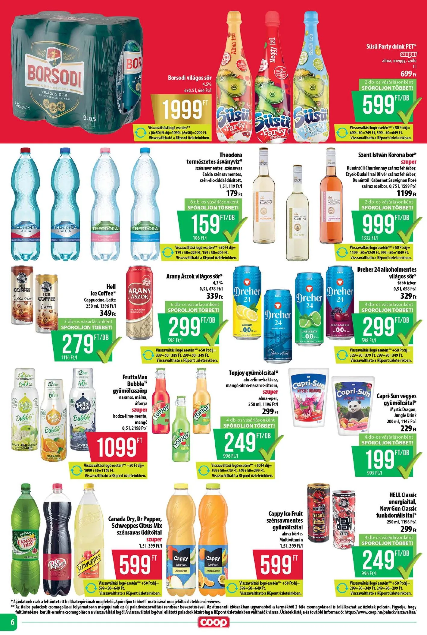 Coop akciós újság Tisza 05.21–05.27 – 6. oldal