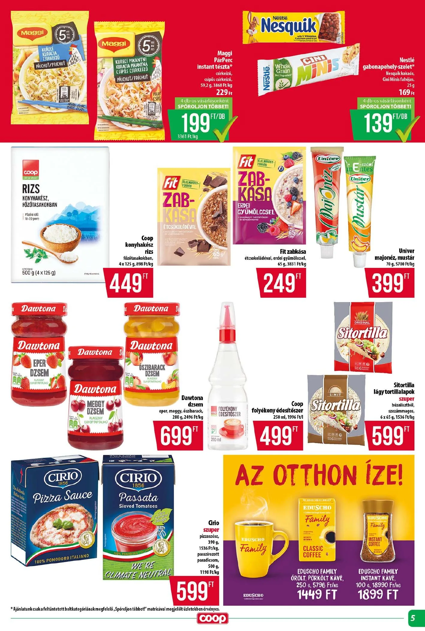 Coop akciós újság Tisza 05.28–06.03 – 5. oldal