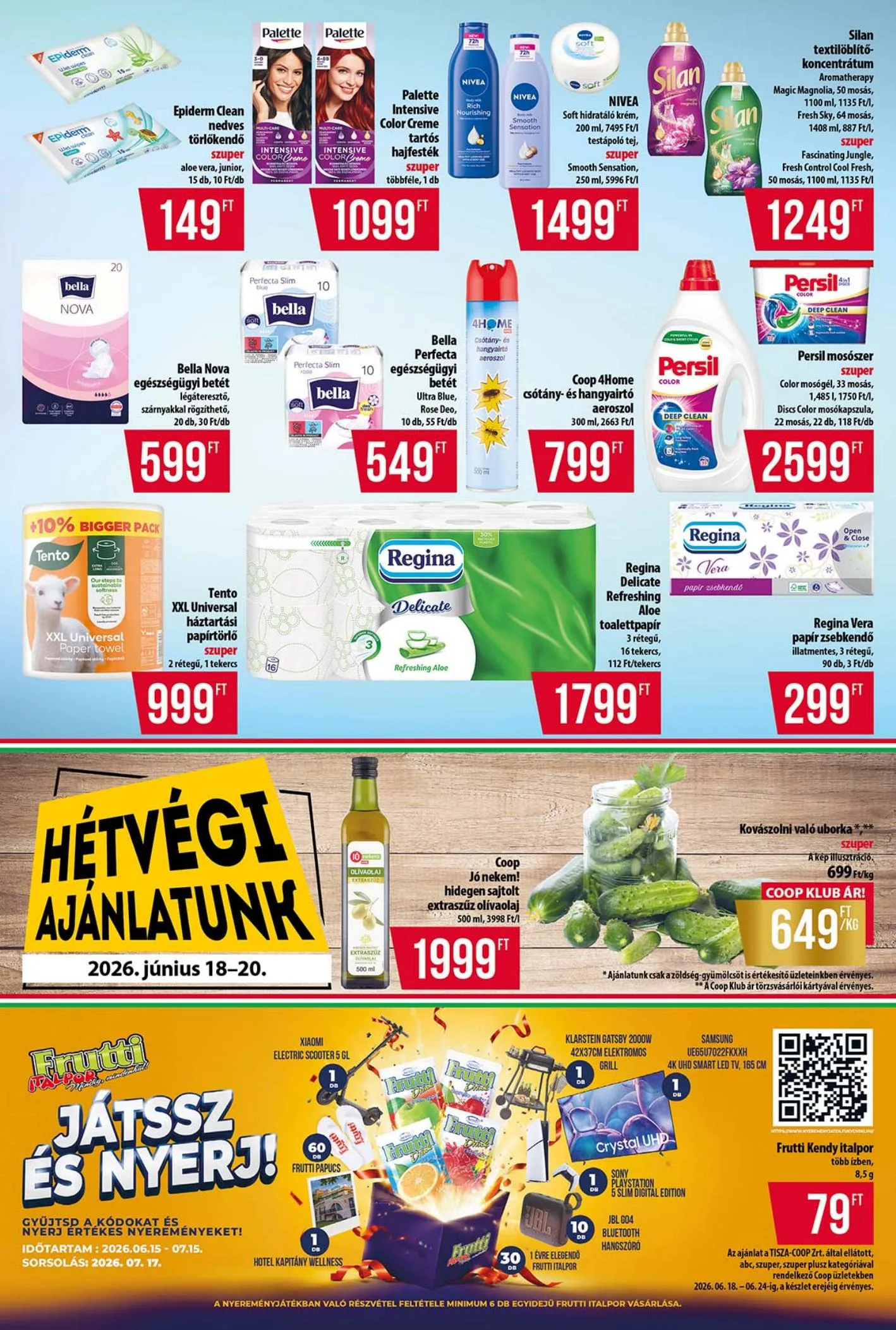 Coop akciós újság Tisza 06.18–06.24 – 10. oldal