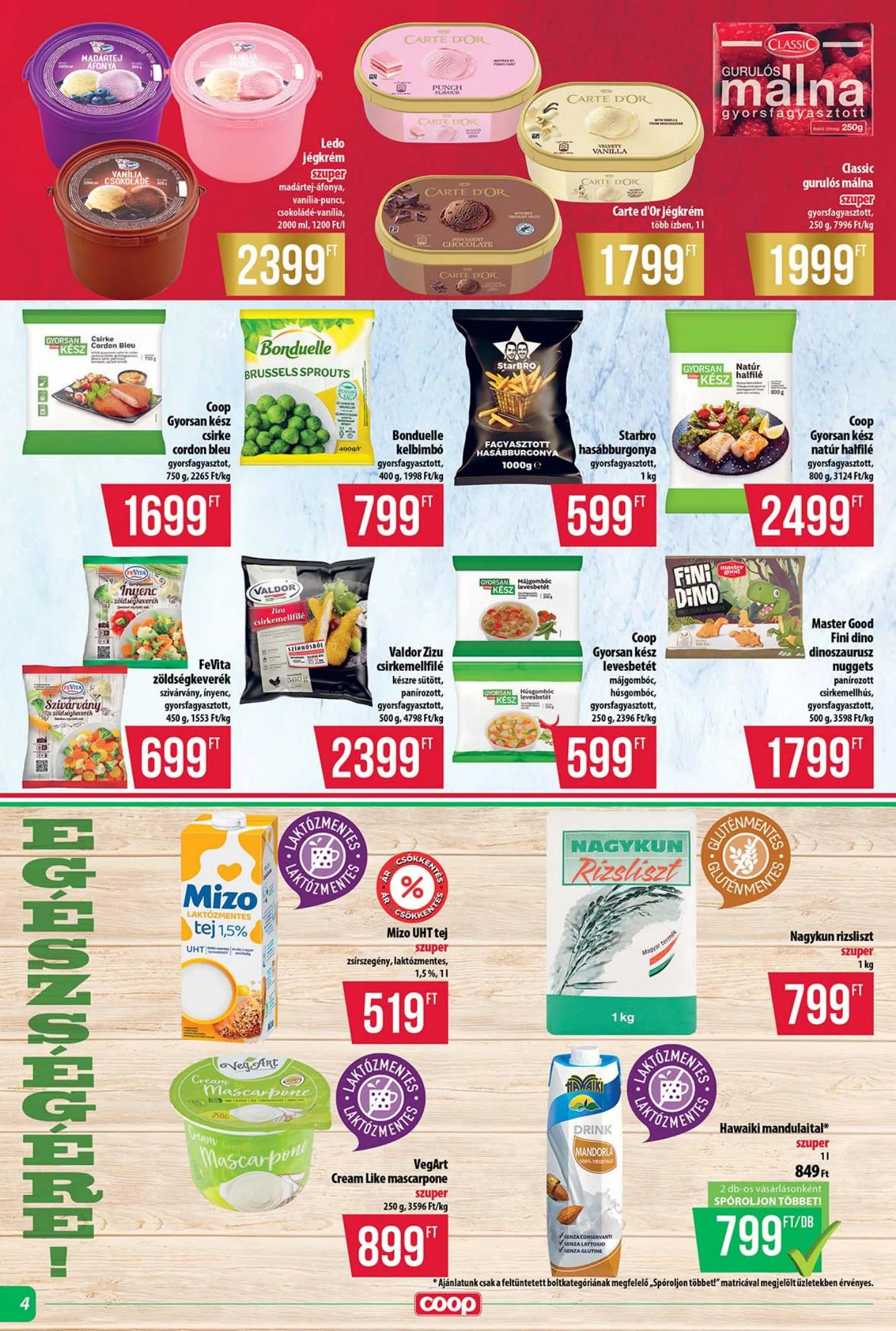 Coop akciós újság Tisza 06.18–06.24 – 4. oldal