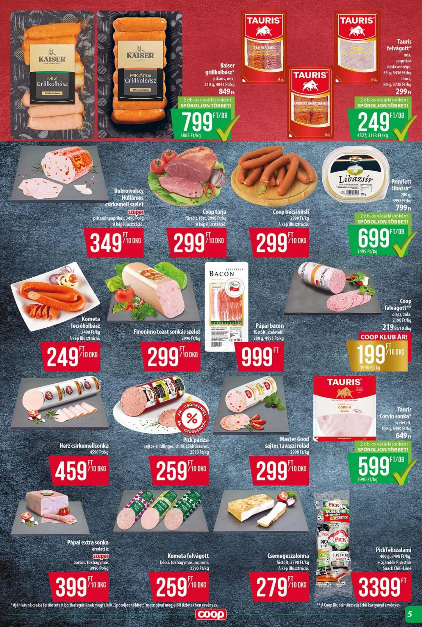 Coop akciós újság Tisza 06.18–06.24 – 5. oldal