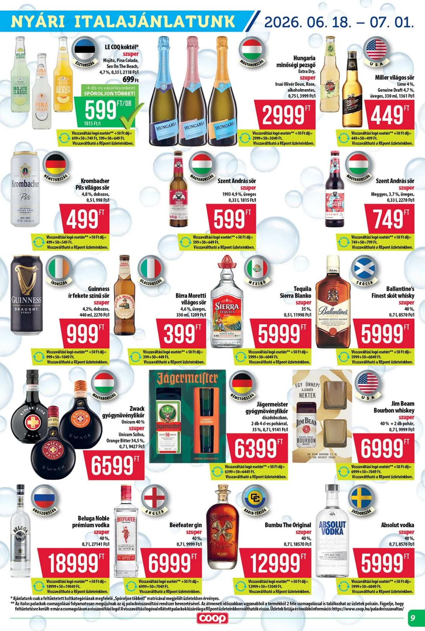 Coop akciós újság Tisza 06.18–06.24 – 9. oldal