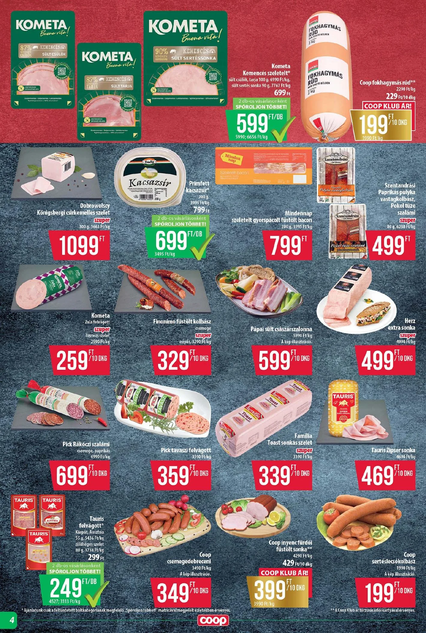 Coop akciós újság Tisza 06.25–07.01 – 4. oldal