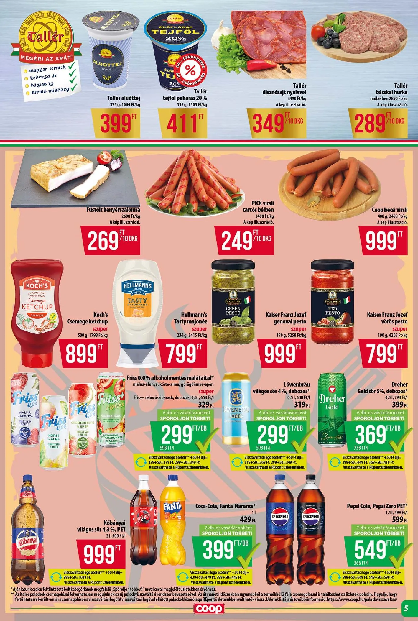 Coop akciós újság Tisza 06.25–07.01 – 5. oldal
