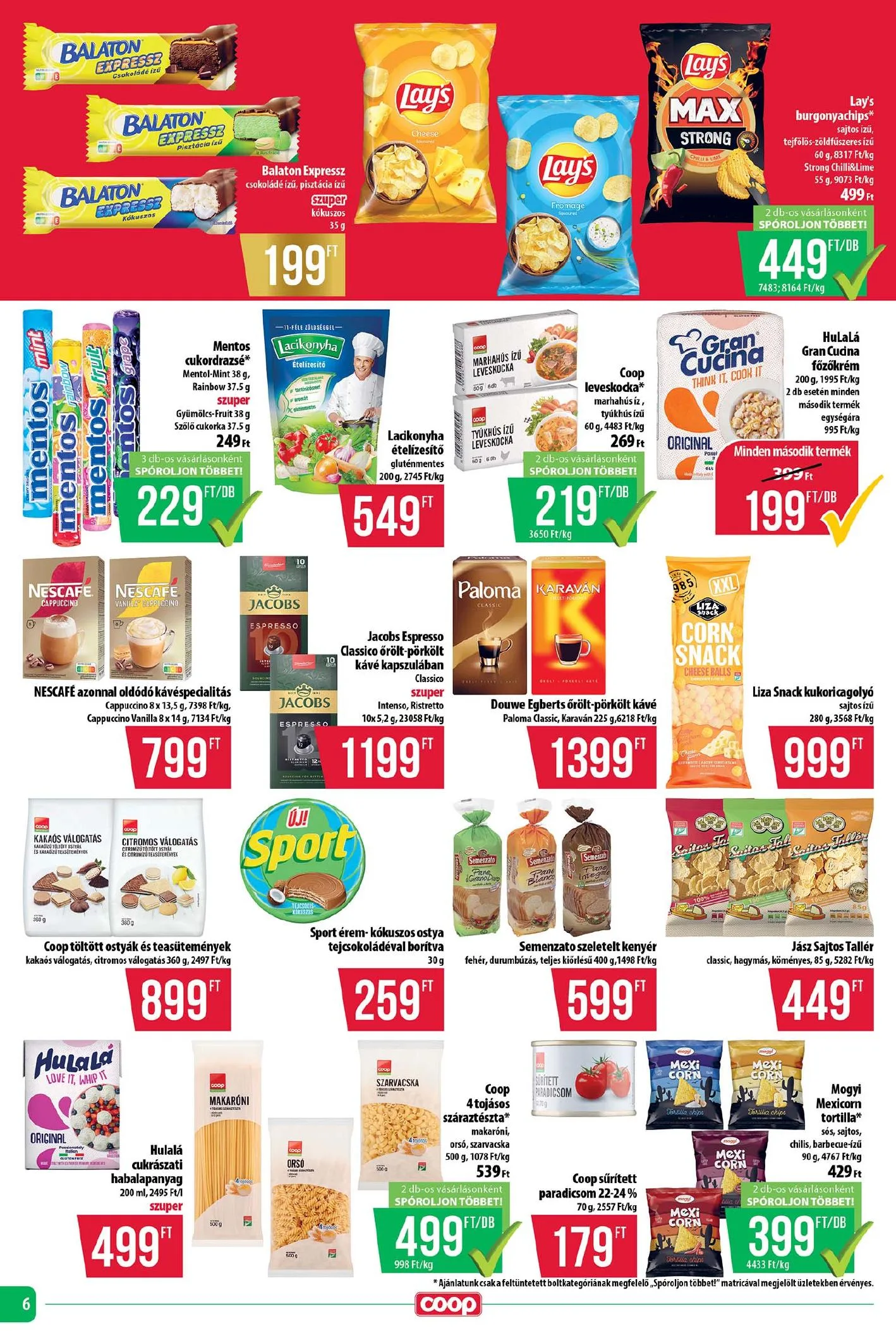 Coop akciós újság Tisza 06.25–07.01 – 6. oldal