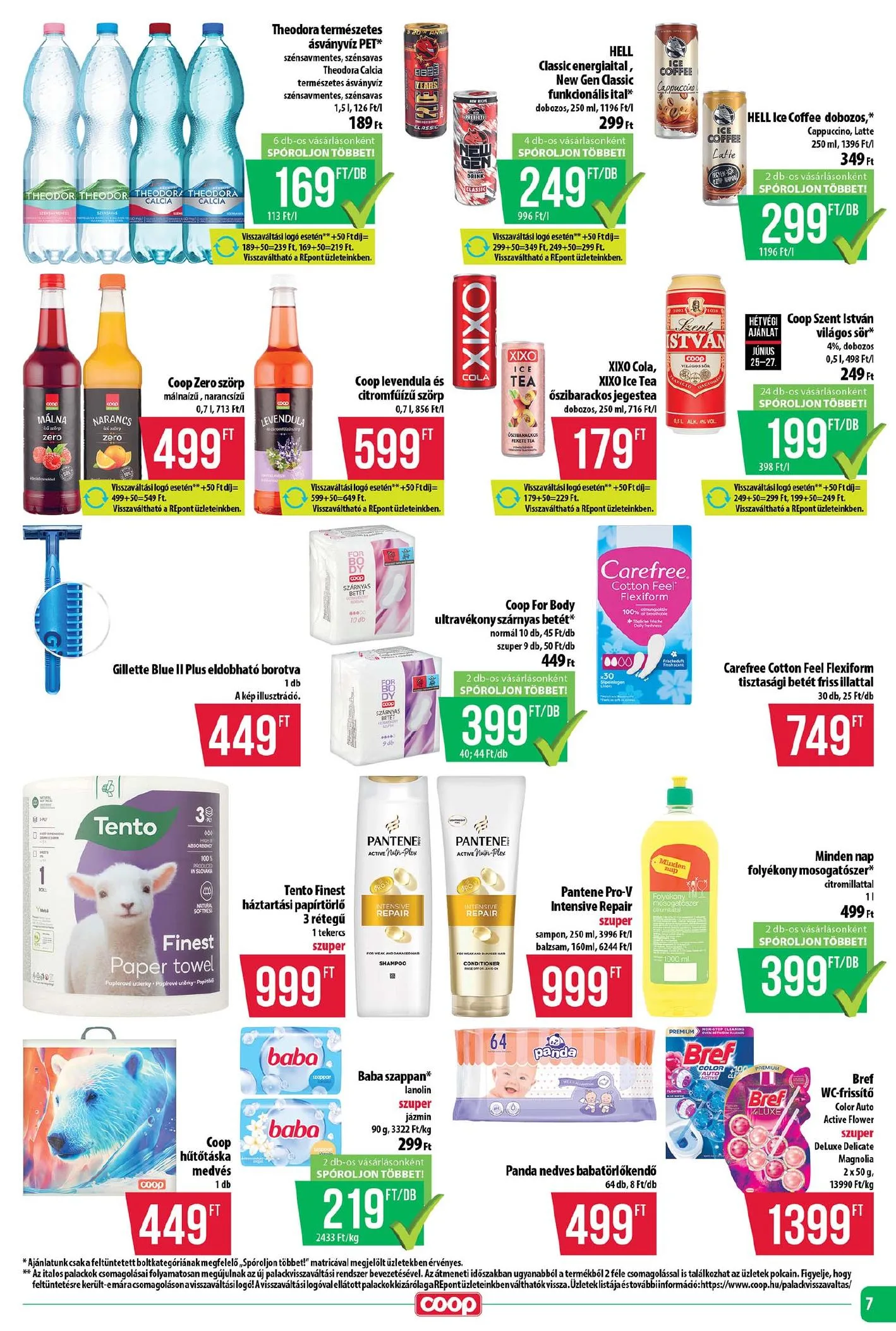 Coop akciós újság Tisza 06.25–07.01 – 7. oldal