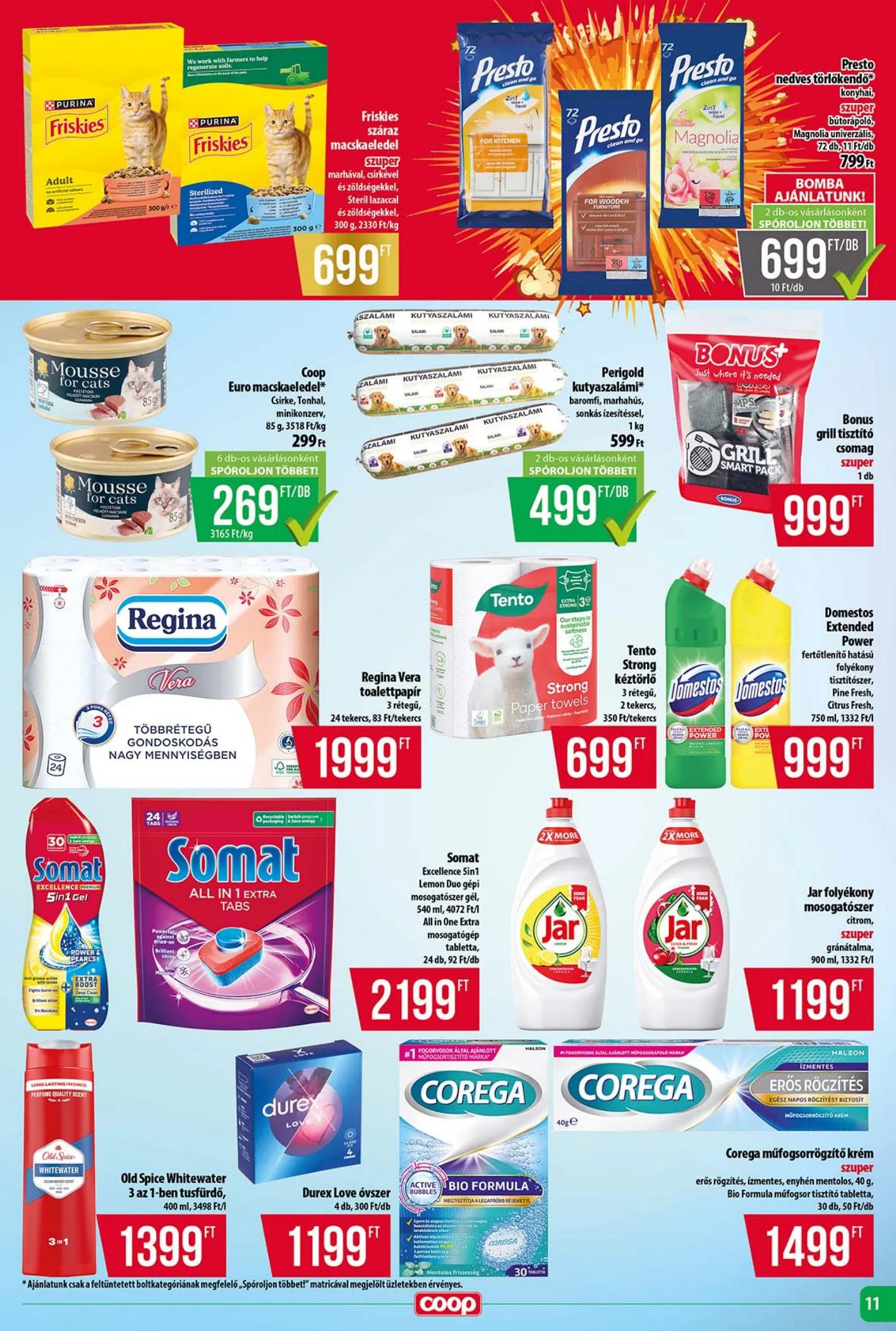 Coop akciós újság Tisza 07.16–07.22 – 11. oldal