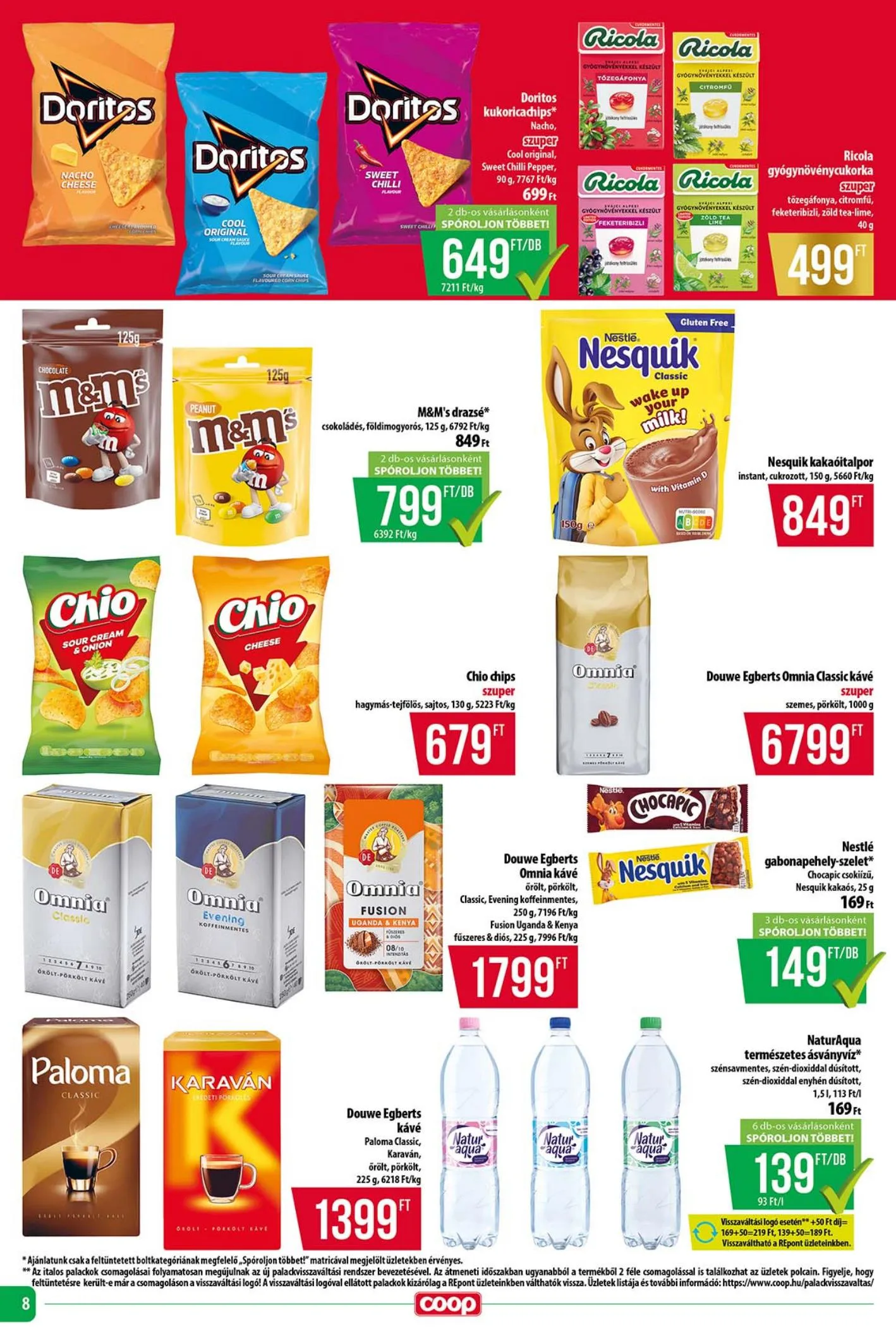Coop akciós újság Tisza 07.16–07.22 – 8. oldal