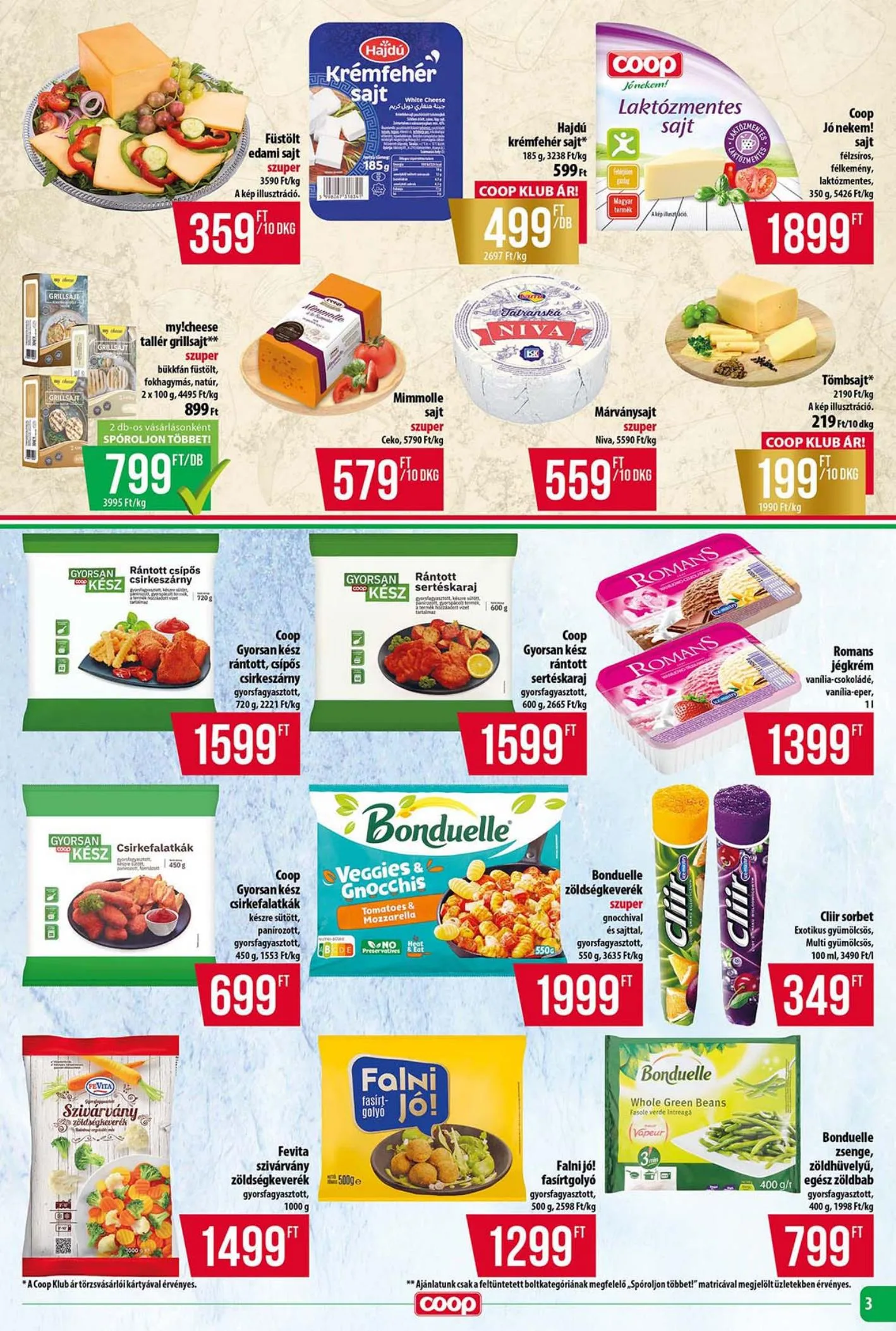 Coop akciós újság Tisza 07.23–07.29 – 3. oldal