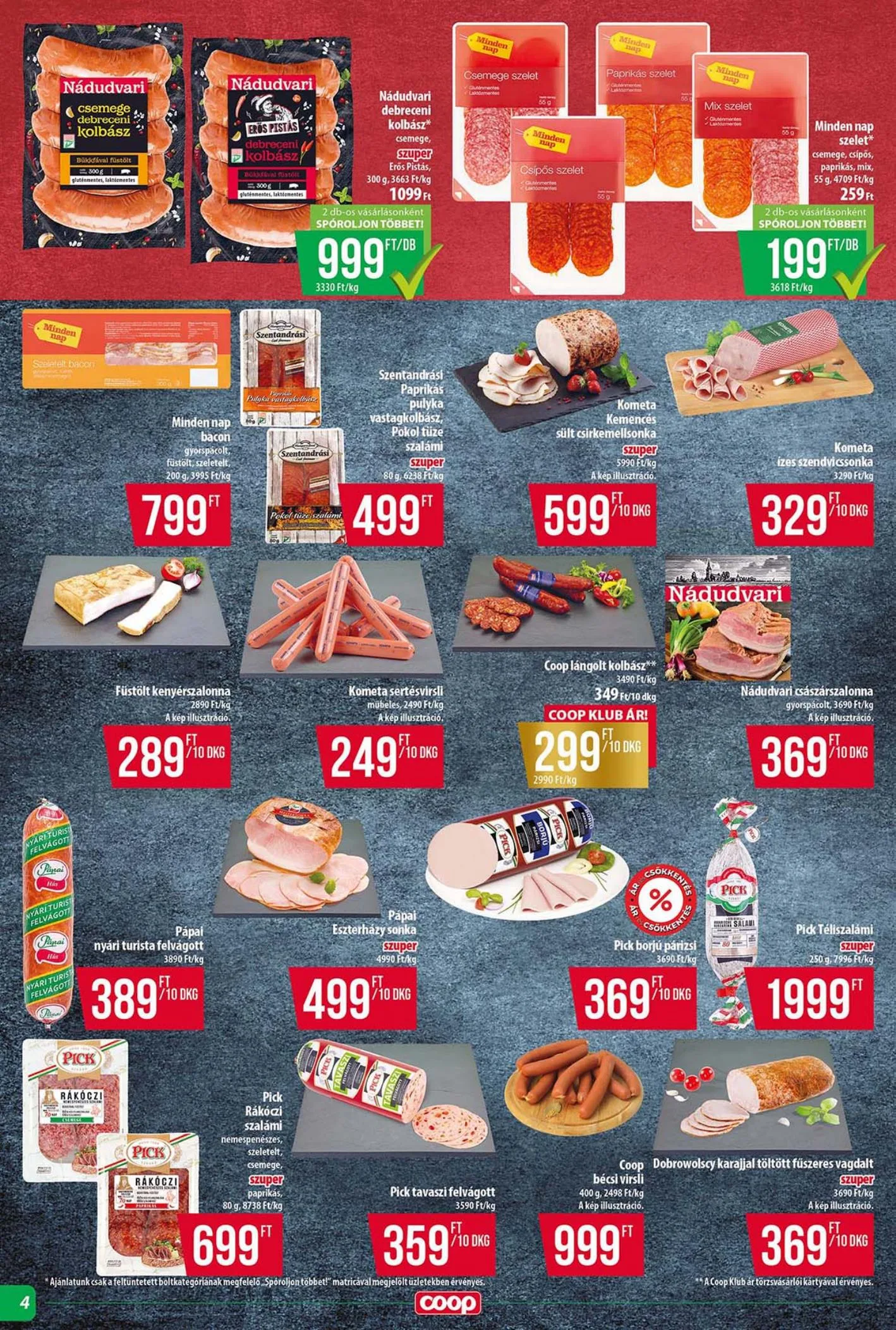 Coop akciós újság Tisza 07.23–07.29 – 4. oldal