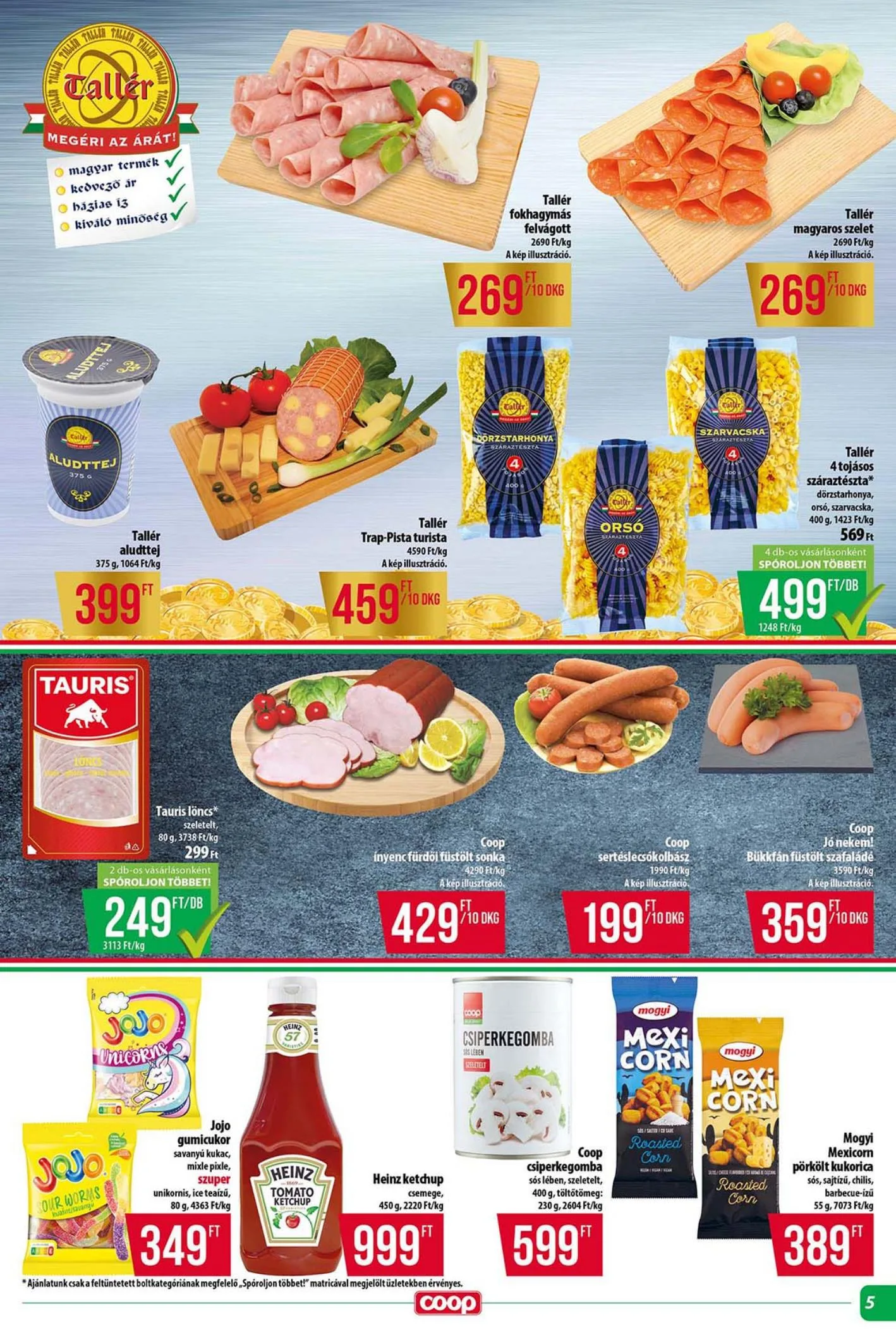 Coop akciós újság Tisza 07.23–07.29 – 5. oldal