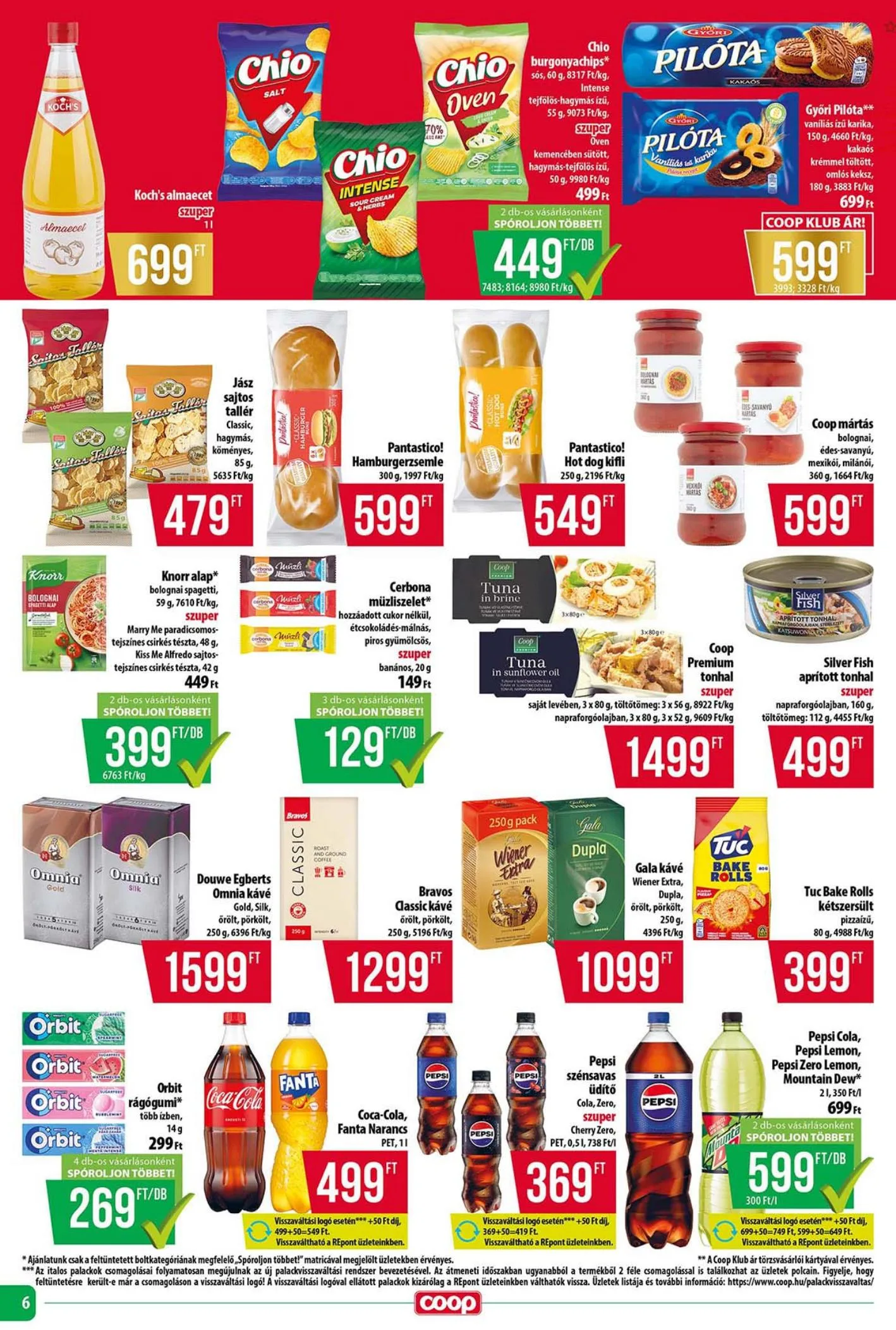 Coop akciós újság Tisza 07.23–07.29 – 6. oldal