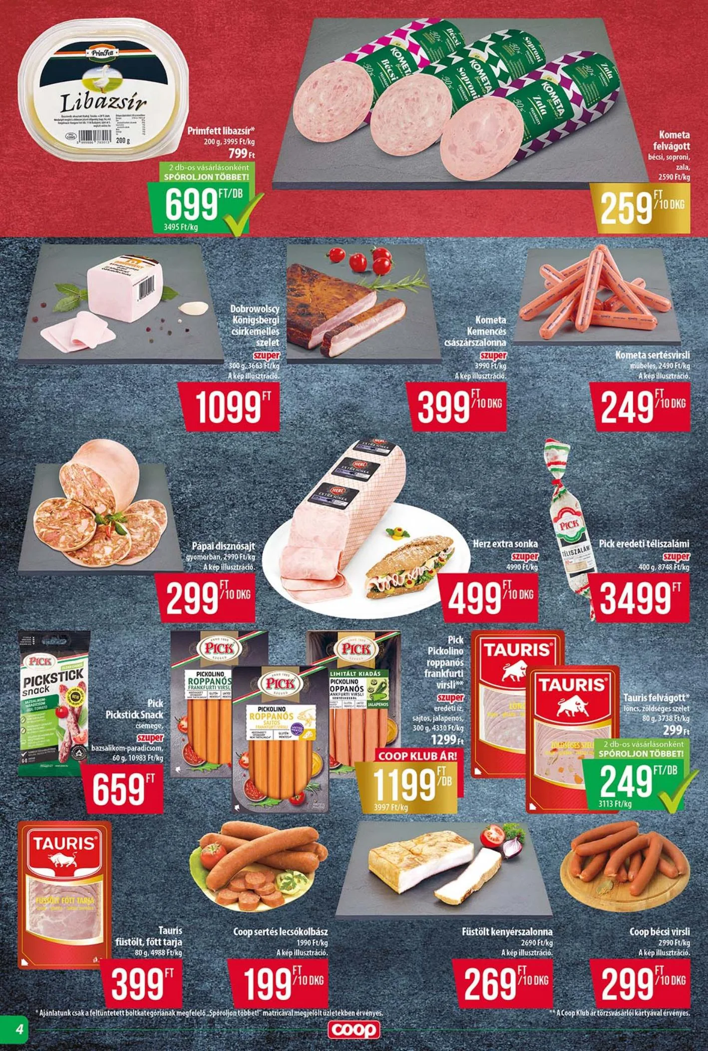 Coop akciós újság Tisza 08.13–08.19 – 4. oldal